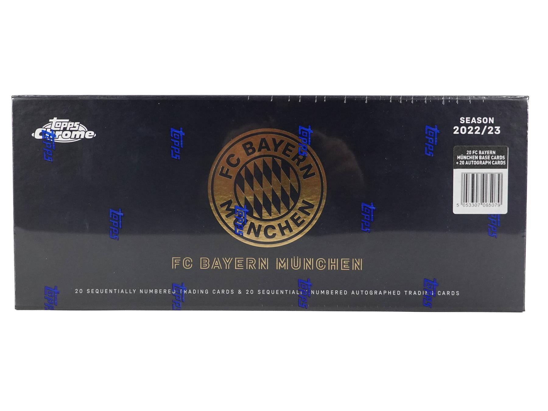 2022/23 Topps Chrome FC Bayern Munchen Soccer Hobby Box (Set