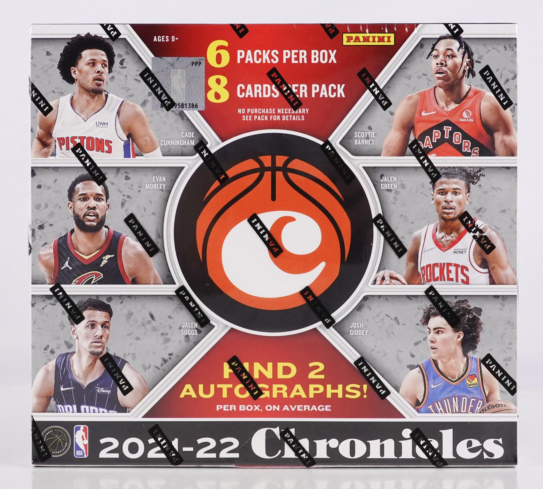 2021/22 Panini Chronicles Basketball Hobby Box | DA Card World