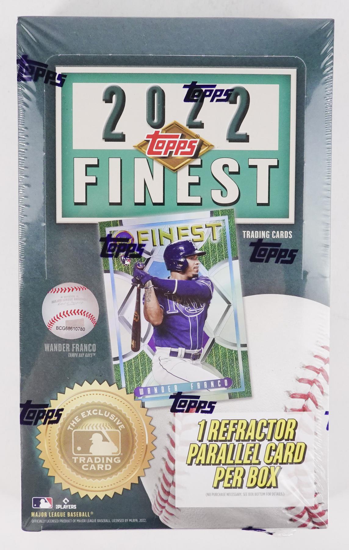 2022 Topps Finest Flashbacks Baseball Hobby Box DA Card World