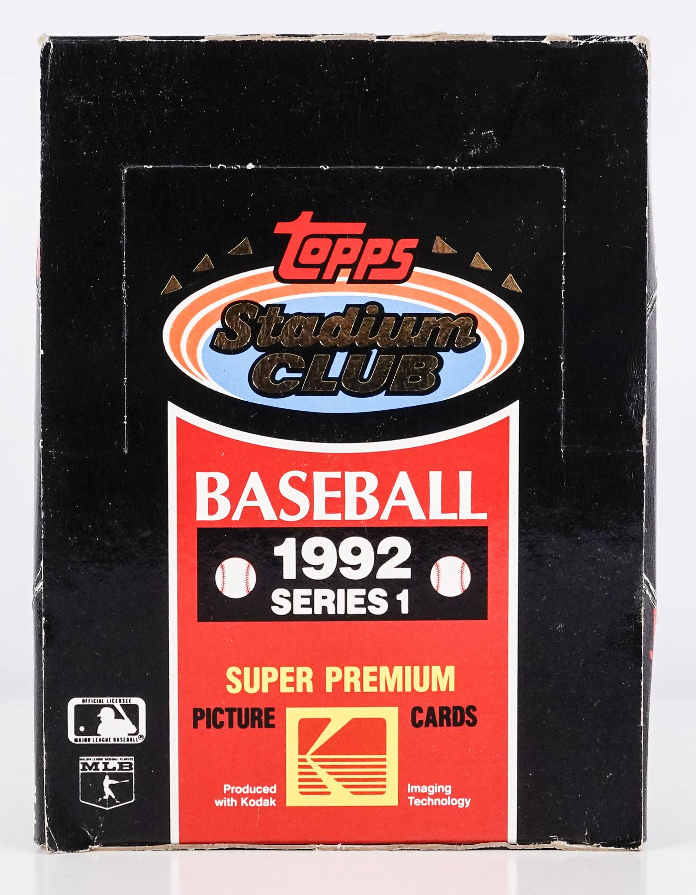 1992 Topps Stadium Club Series 1 Baseball Hobby Box DA Card World
