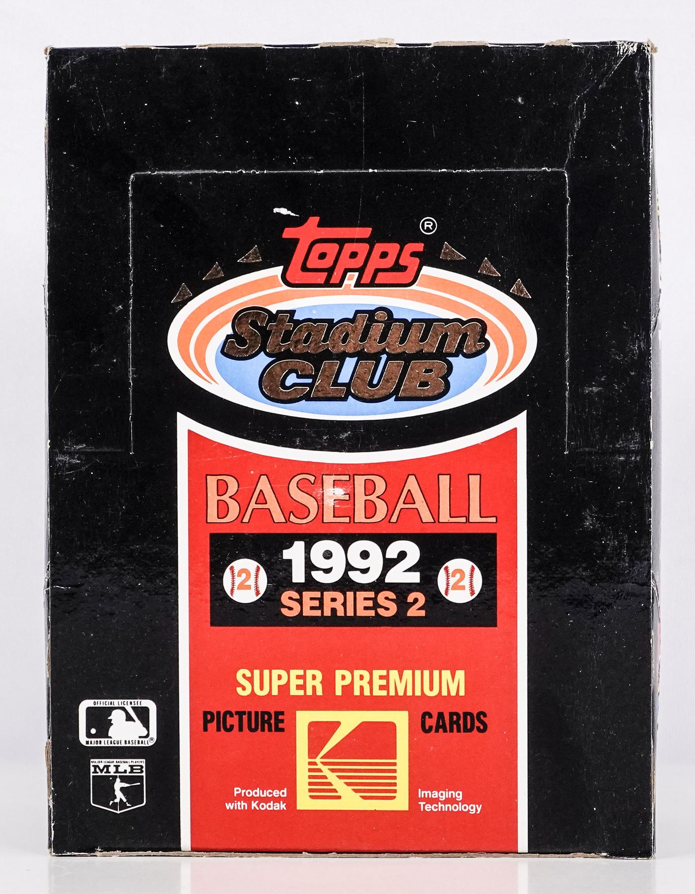 1992 Topps Stadium Club Series 2 Baseball Wax Box | DA Card World