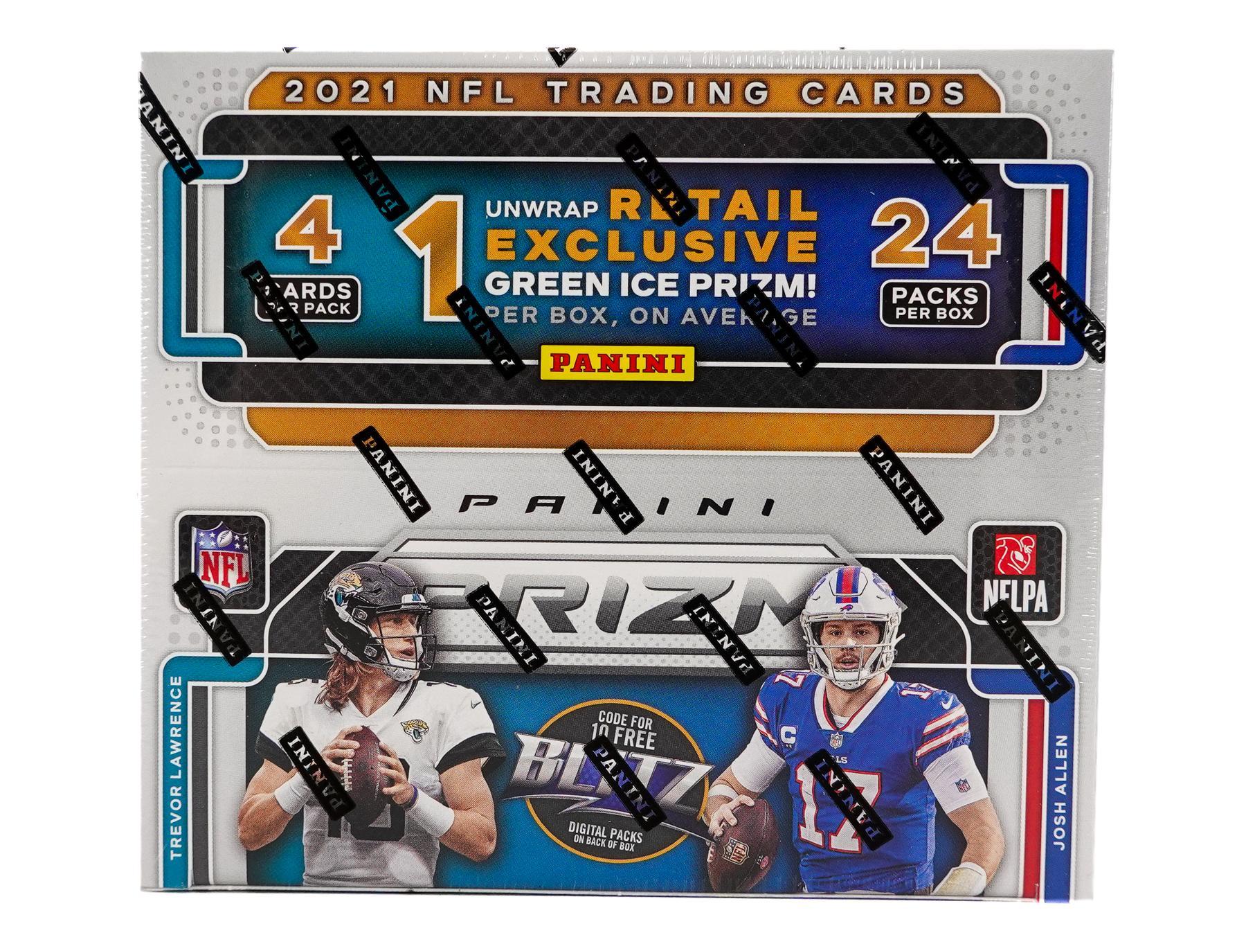 2021 Panini Prizm Football 24-Pack Retail Box (Black & White