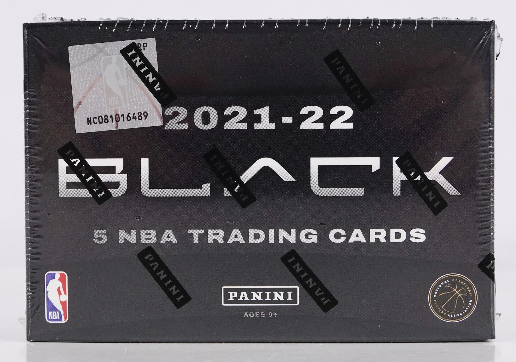 2021/22 Panini Black Basketball Hobby Box DA Card World