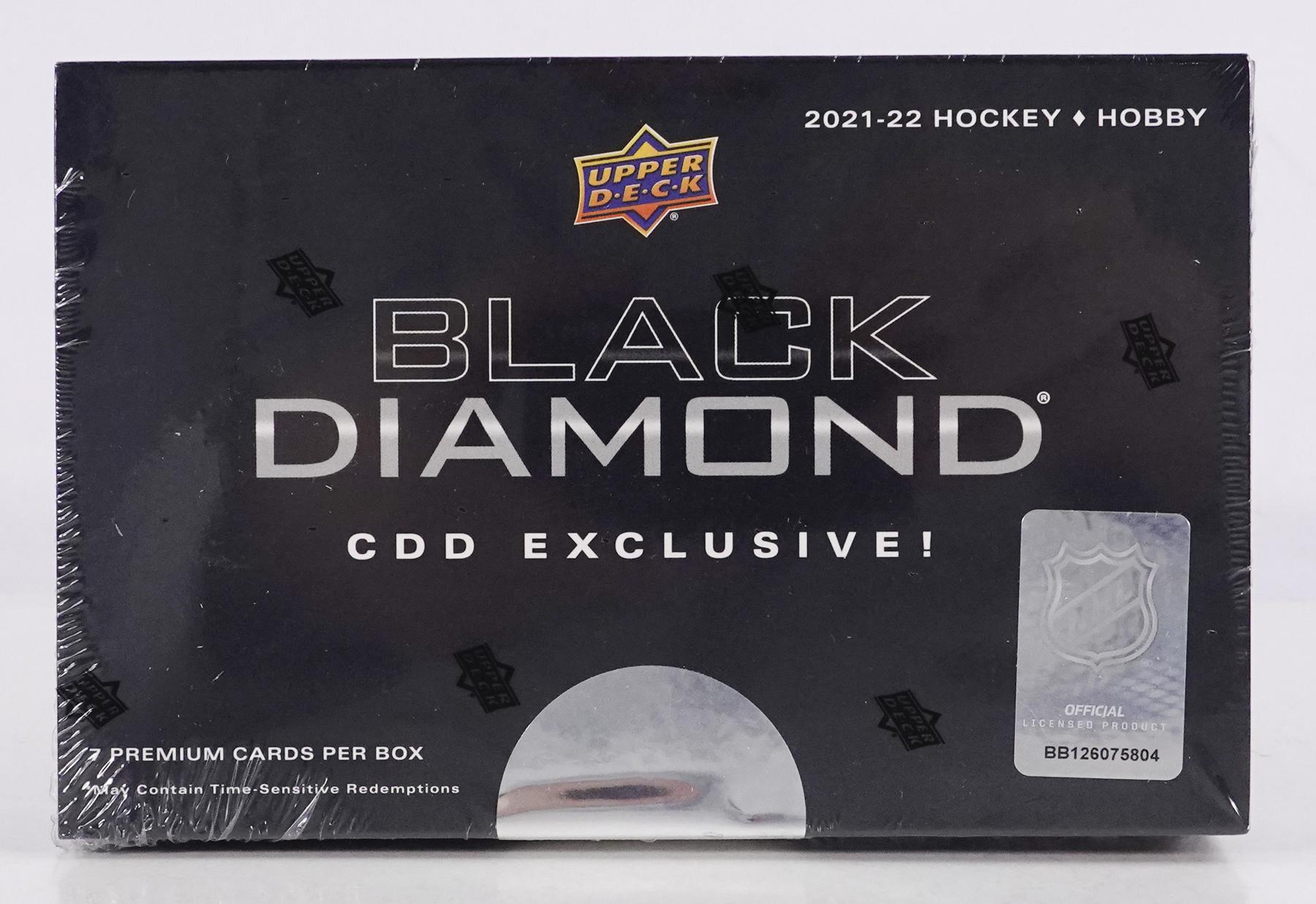 2021/22 Upper Deck Black Diamond CDD Exclusive Hockey Hobby Box