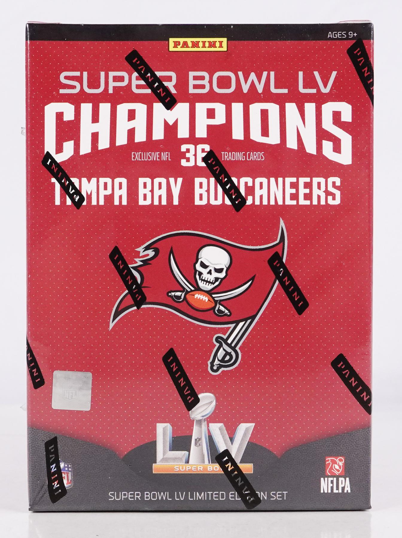 Panini Tampa Bay Buccaneers Super Bowl LV Champions Checklist, Info