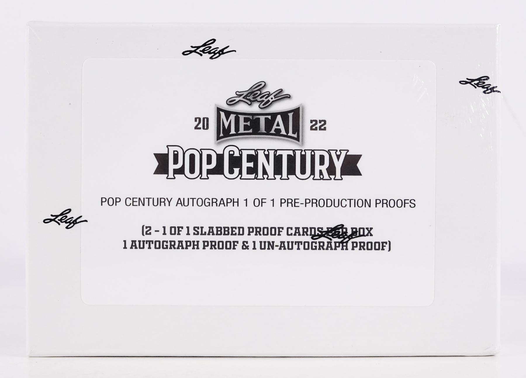 2022 Leaf Metal Pop Century 1/1 Pre-Production Proof Hobby Box