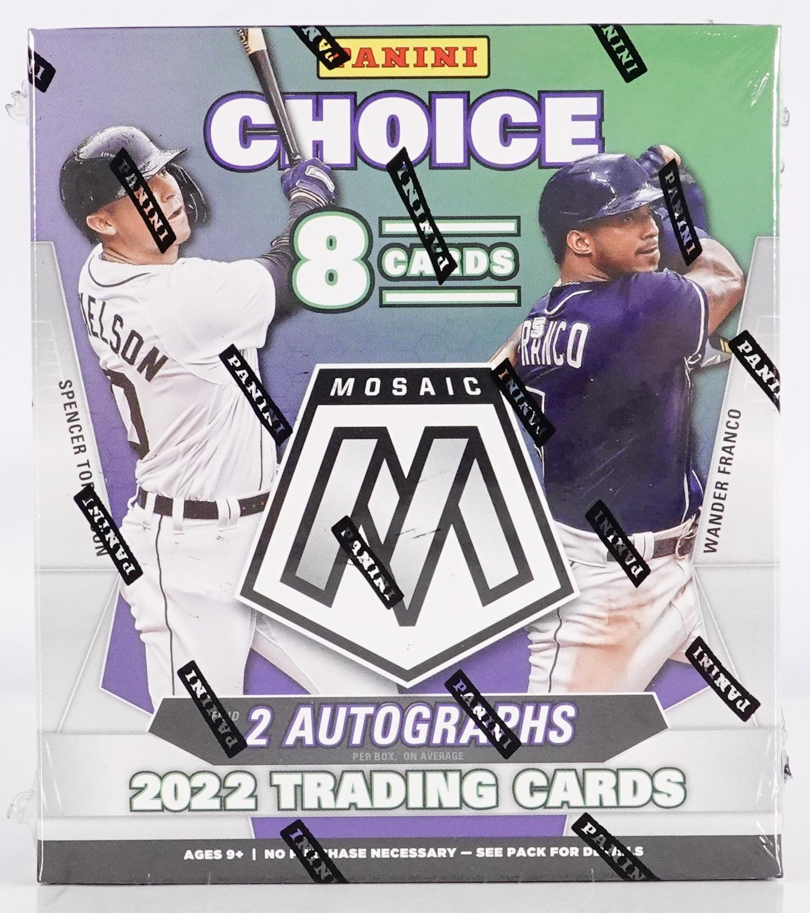2022 Panini Mosaic Choice Baseball Hobby Box | DA Card World