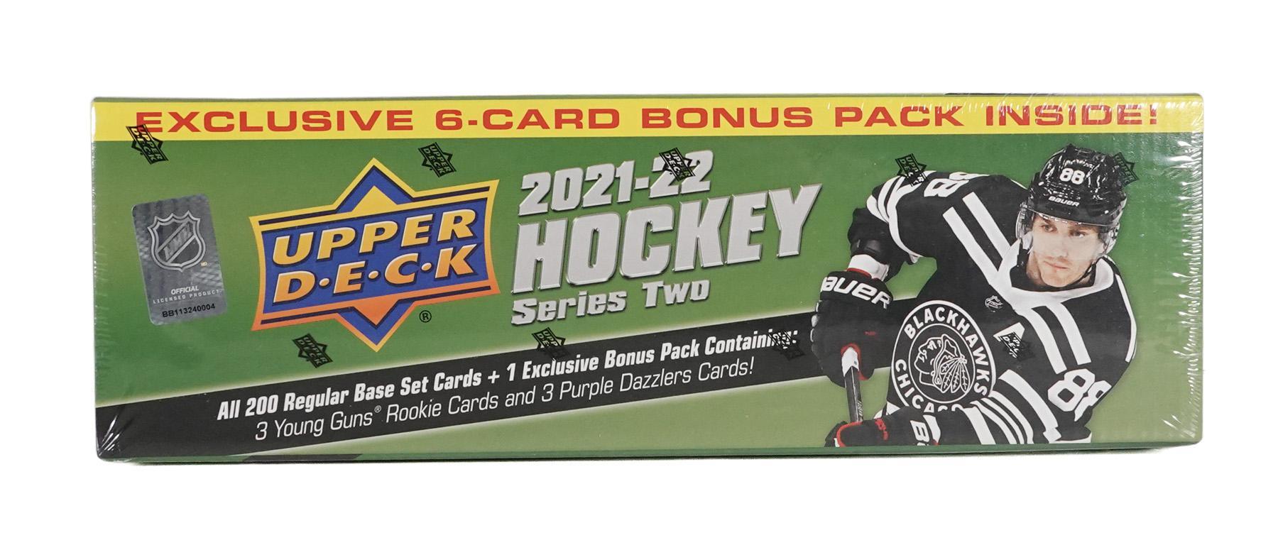 2021/22 Upper Deck Series 2 Hockey Factory Set (Box) (Bonus Pack