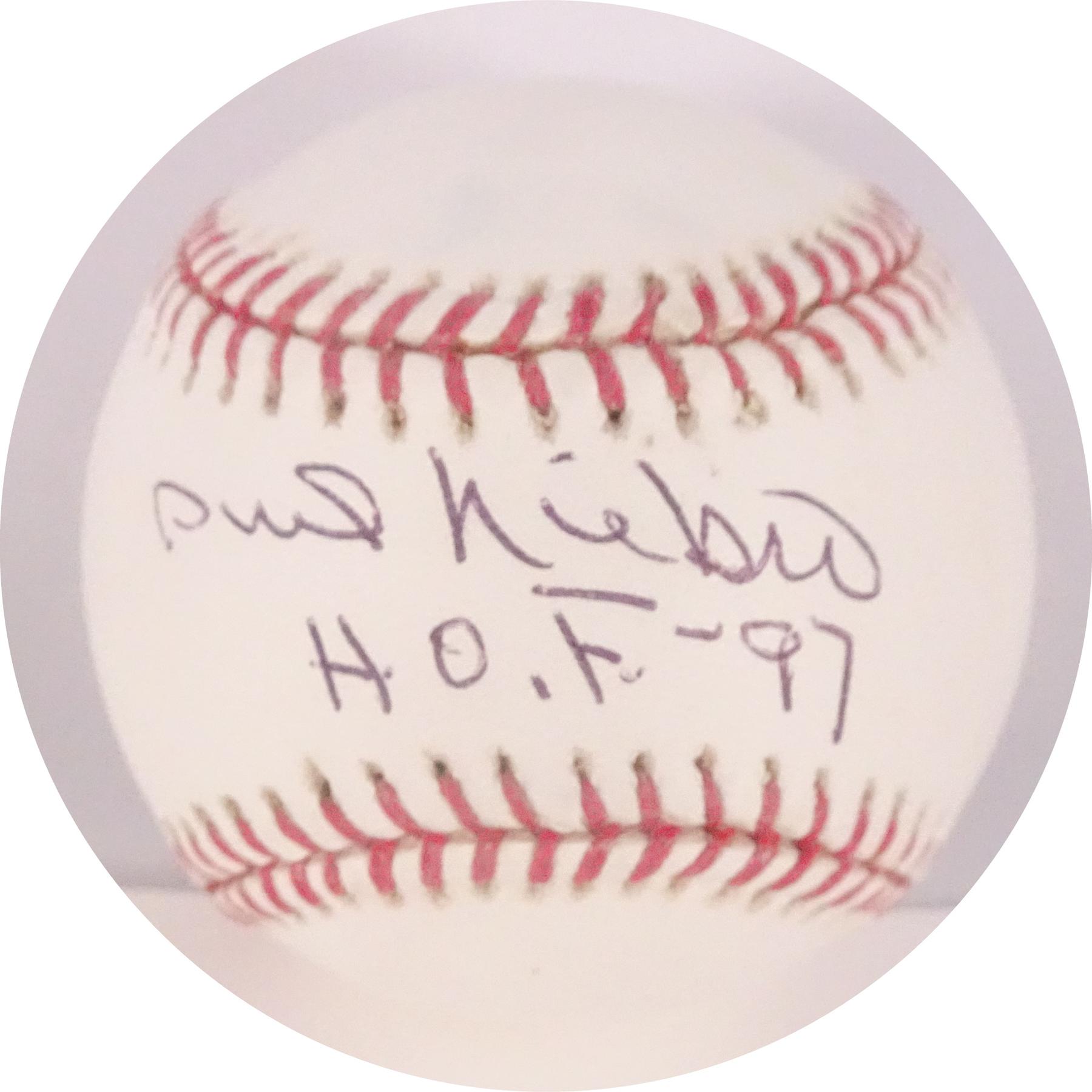 Phil Niekro Autographed MLB Selig Baseball (HOF 97) JSA AE 91037 (Reed Buy)  | DA Card World