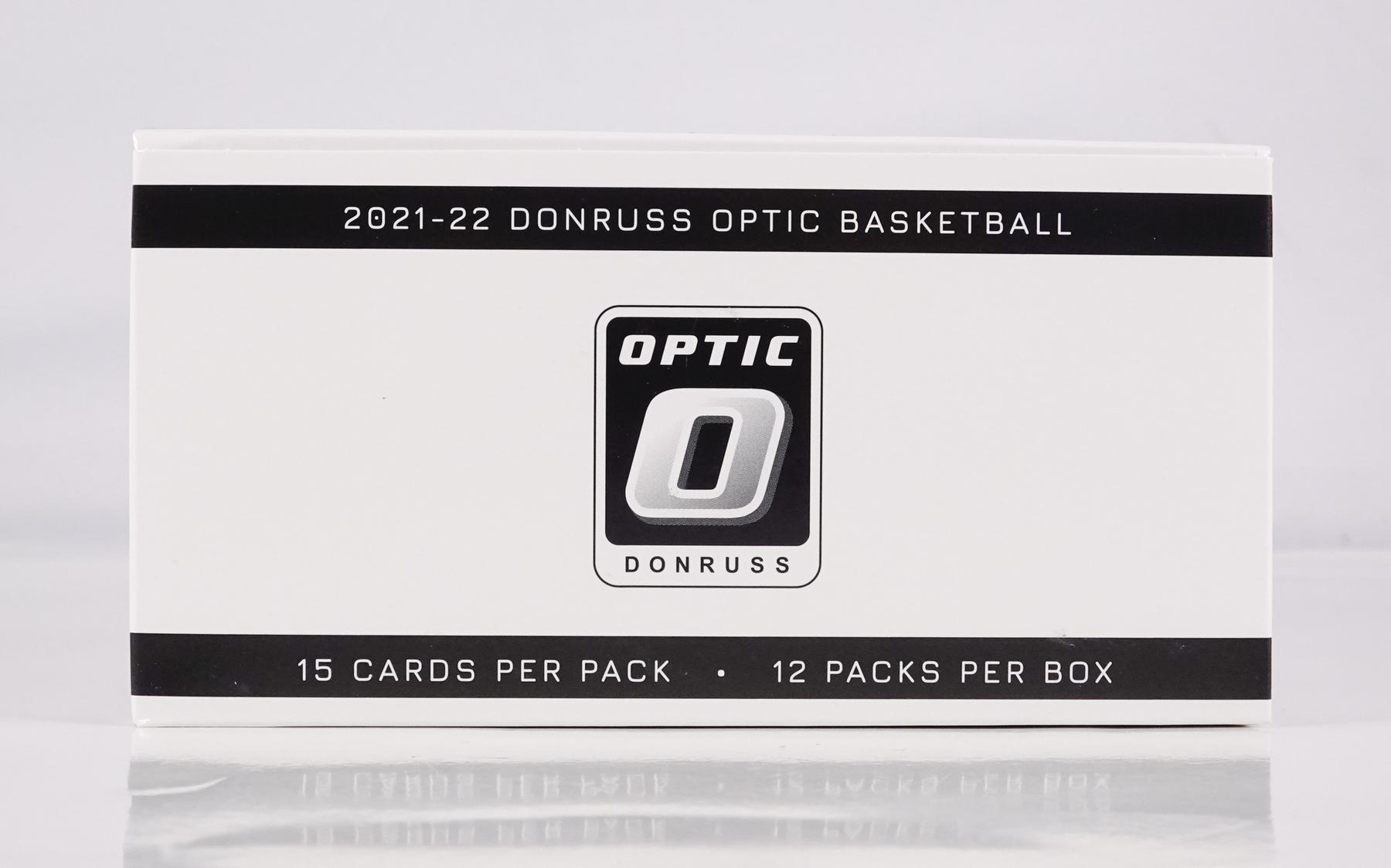 2021-22 store Panini Optic Basketball Card Cello Box of 12 Packs from Sealed Case