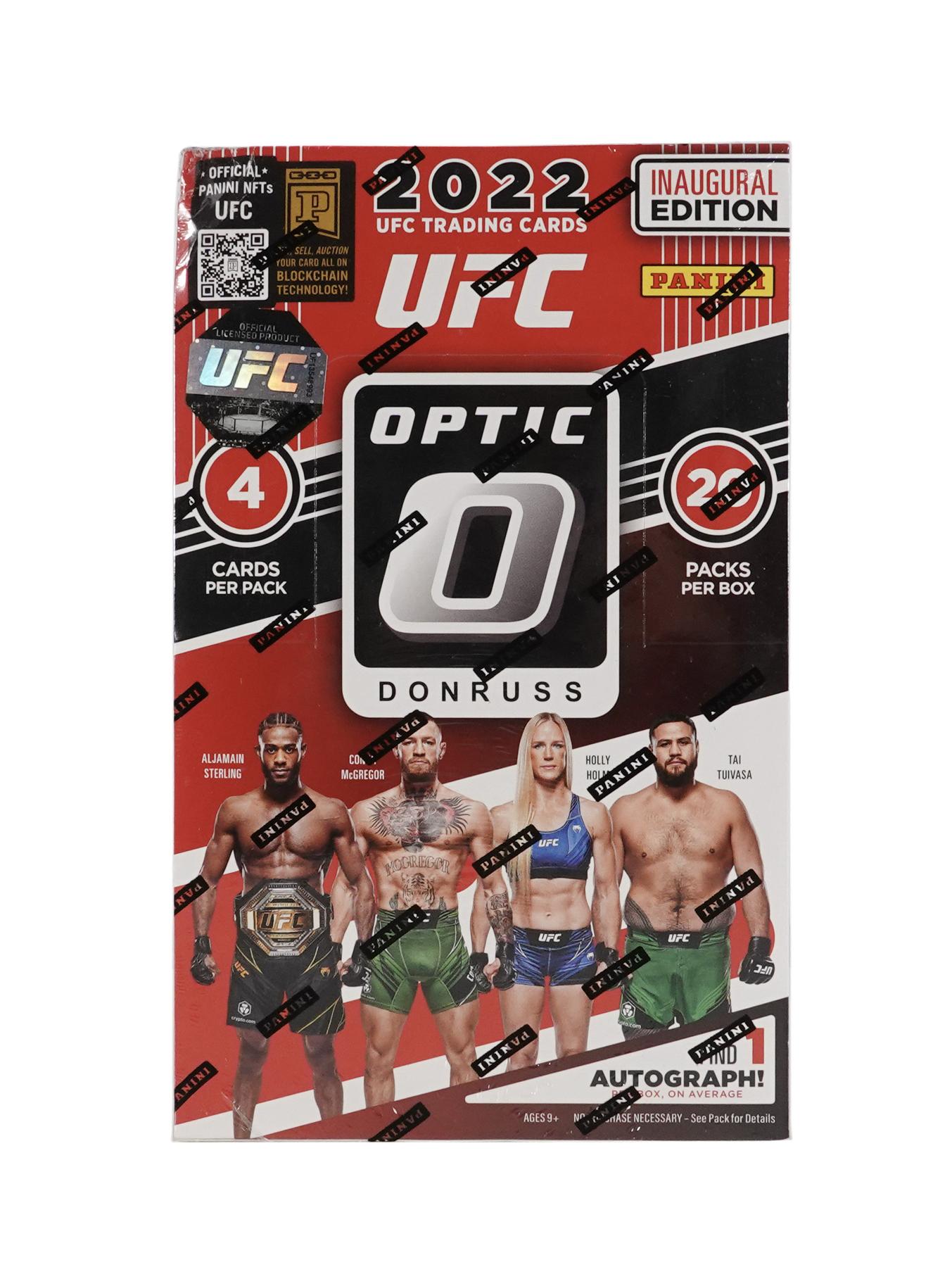 2022 Panini Donruss Optic UFC Hobby Box DA Card World