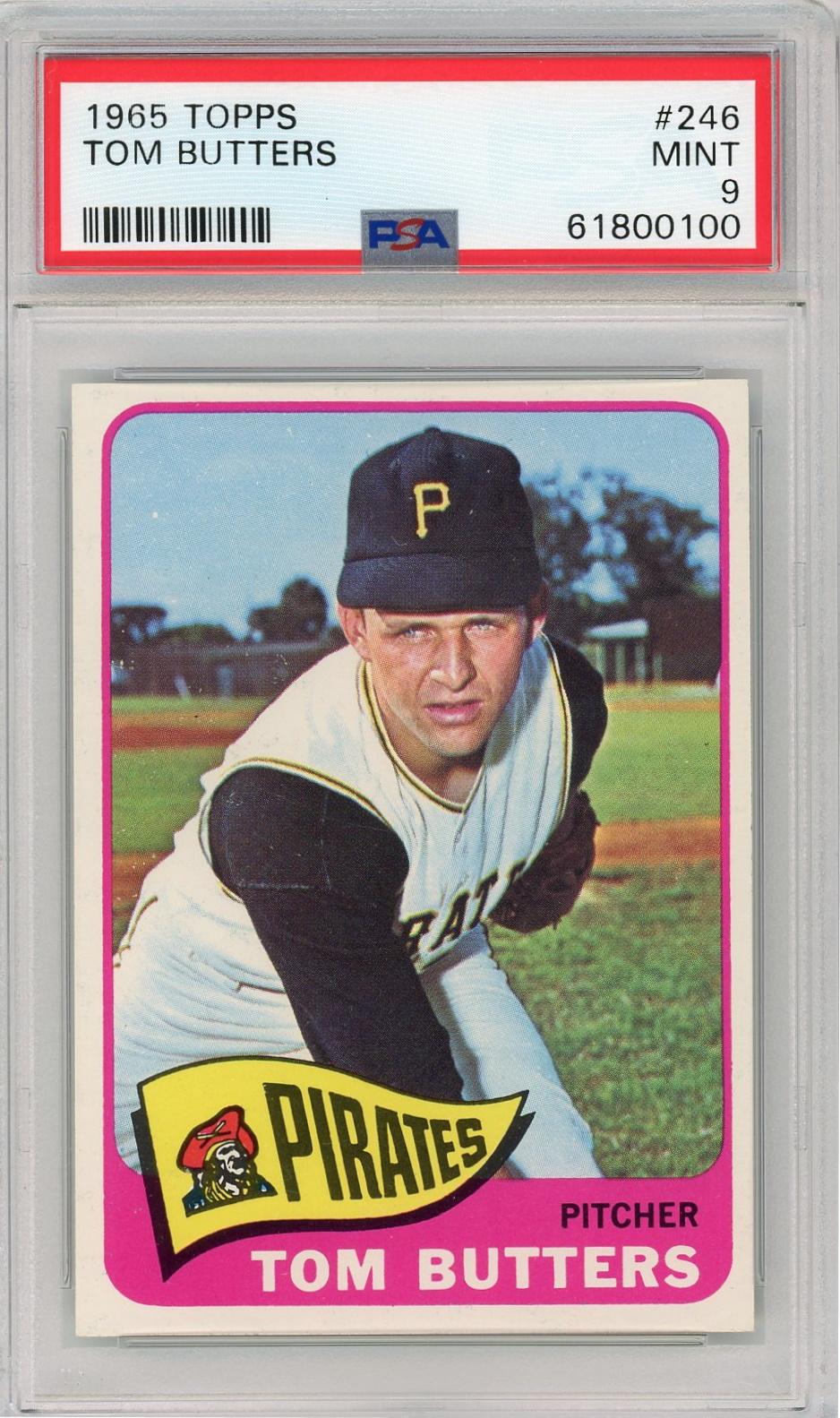 1965 Topps #246 Tom Butters PSA 9 *0100 (Reed Buy) | DA Card World