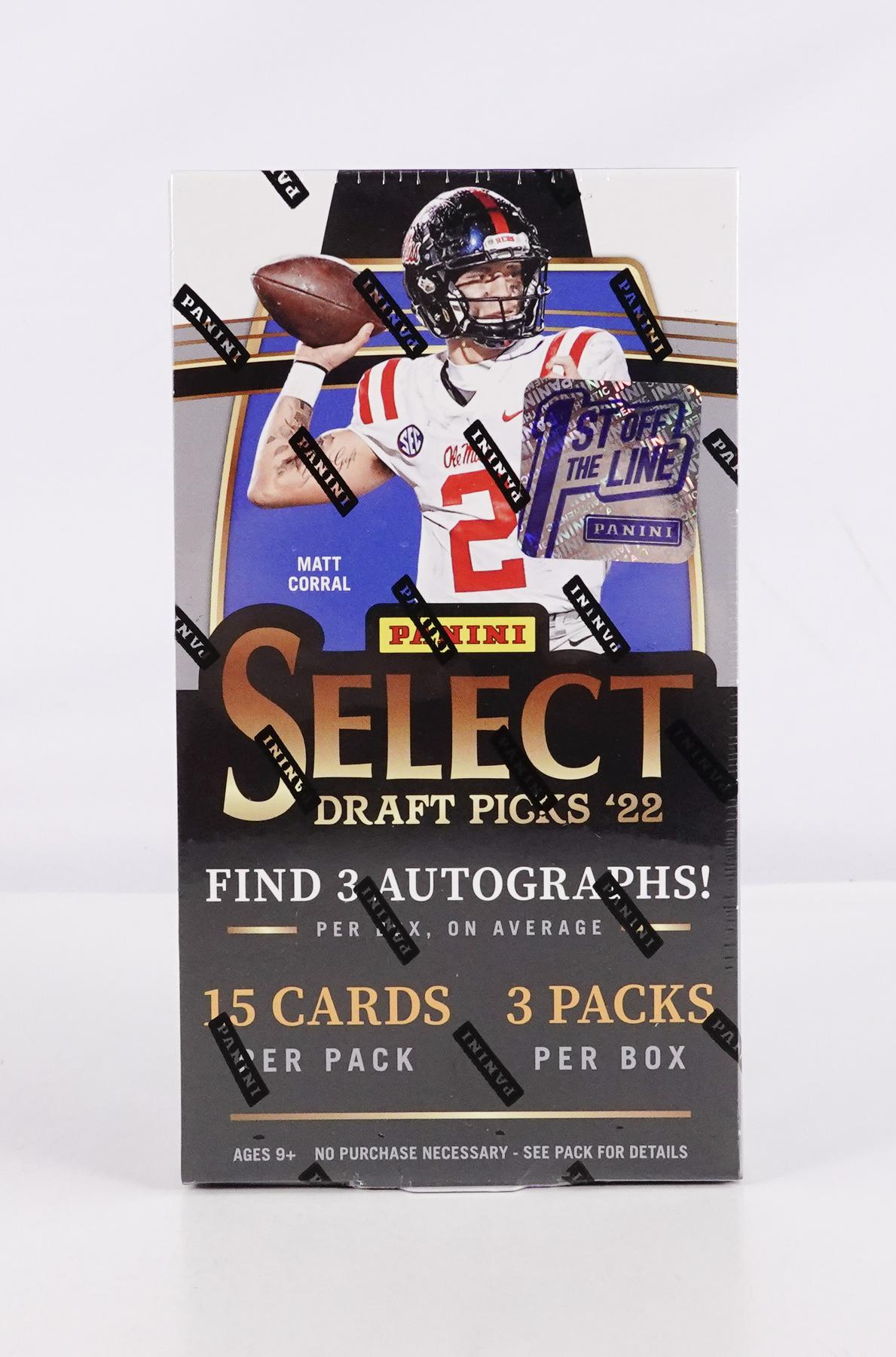 2023 Panini Select Draft Picks Football 1st Off The Line FOTL Hobby Box