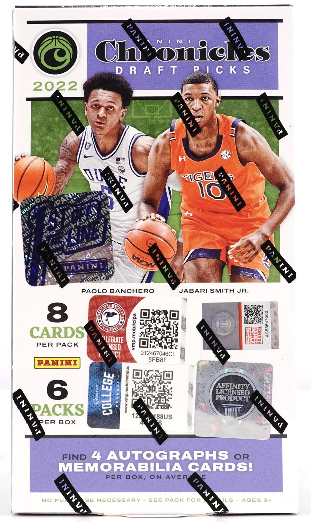 2022/23 Panini Chronicles Draft Picks Basketball 1st Off The Line FOTL  Hobby Box