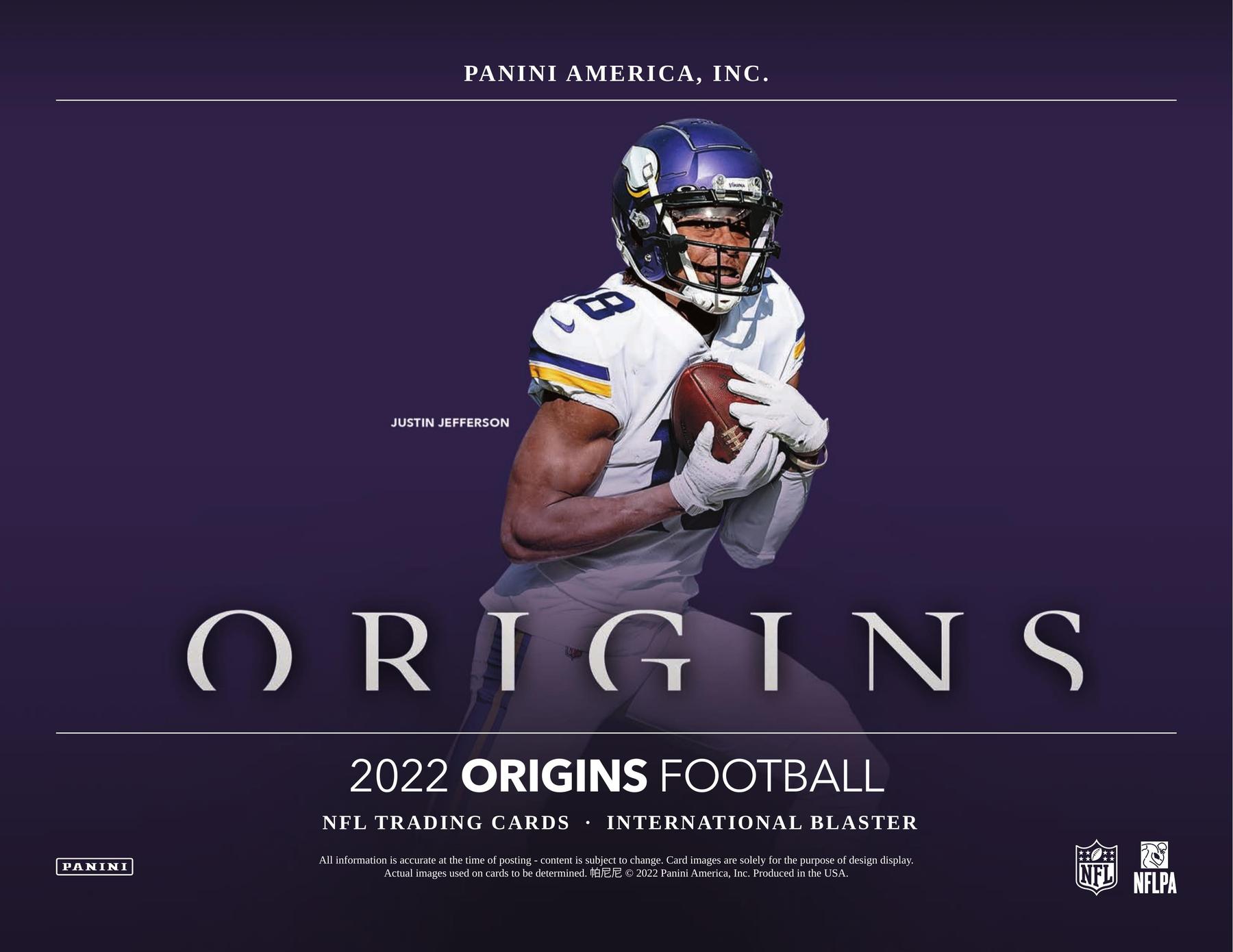 2022 Panini Origins Football International 6-Pack Blaster 20-Box Case  (Presell) | DA Card World