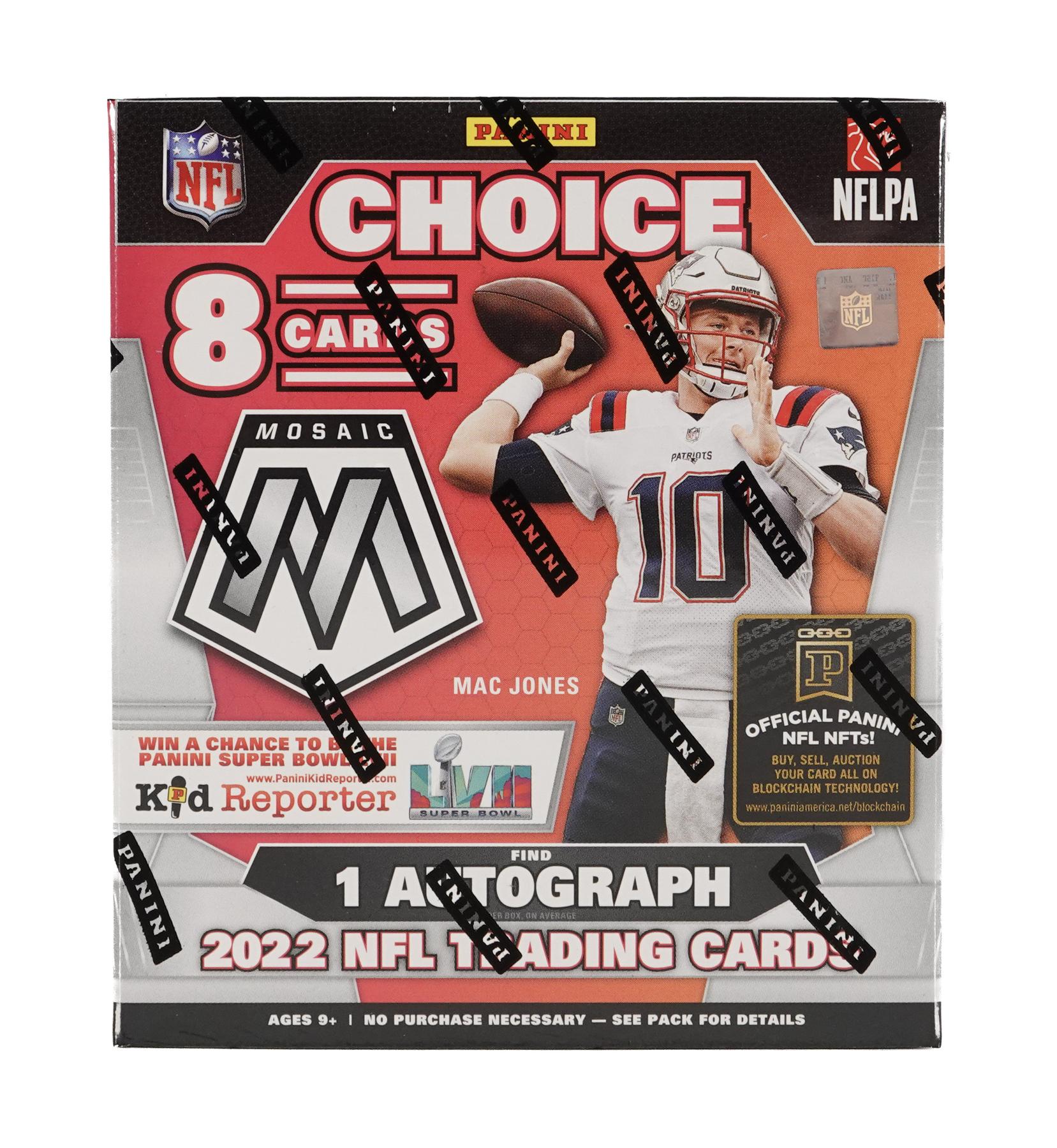 2022 Panini Mosaic Football Choice Box DA Card World