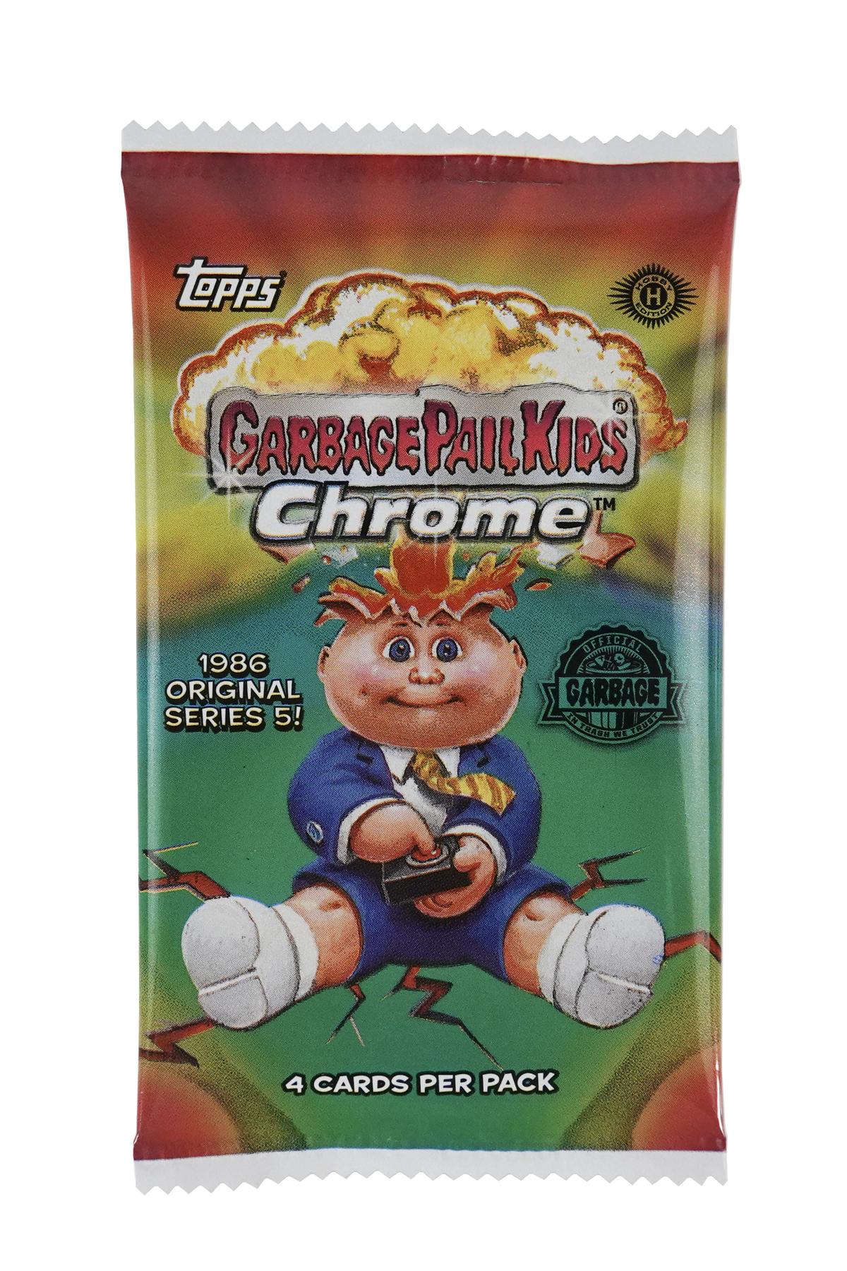 GARBAGE PAIL KIDS 2025 CHROME 7TH SERIES 7 BASE REFRACTOR