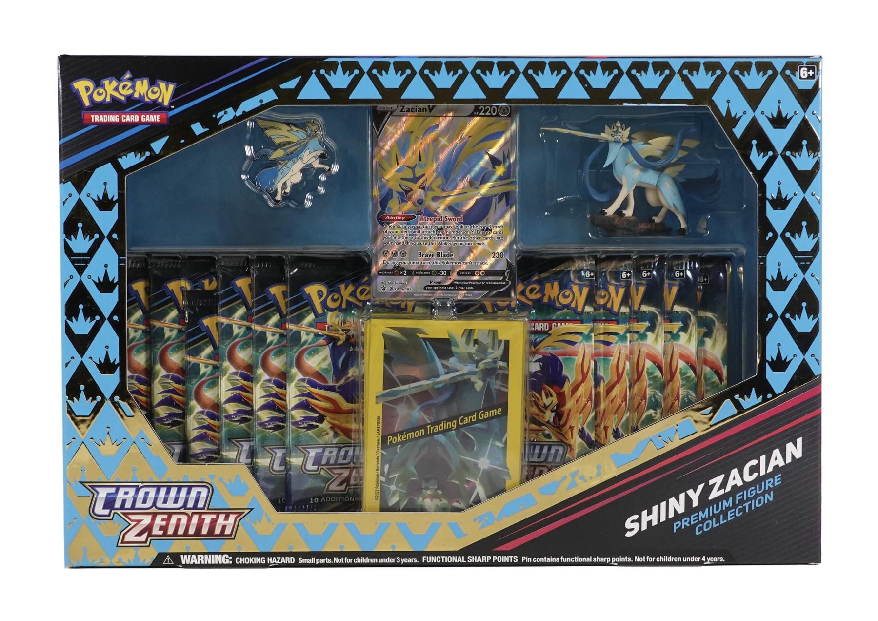 Pokemon Crown Zenith Premium Figure Collection Box (Shiny Zacian