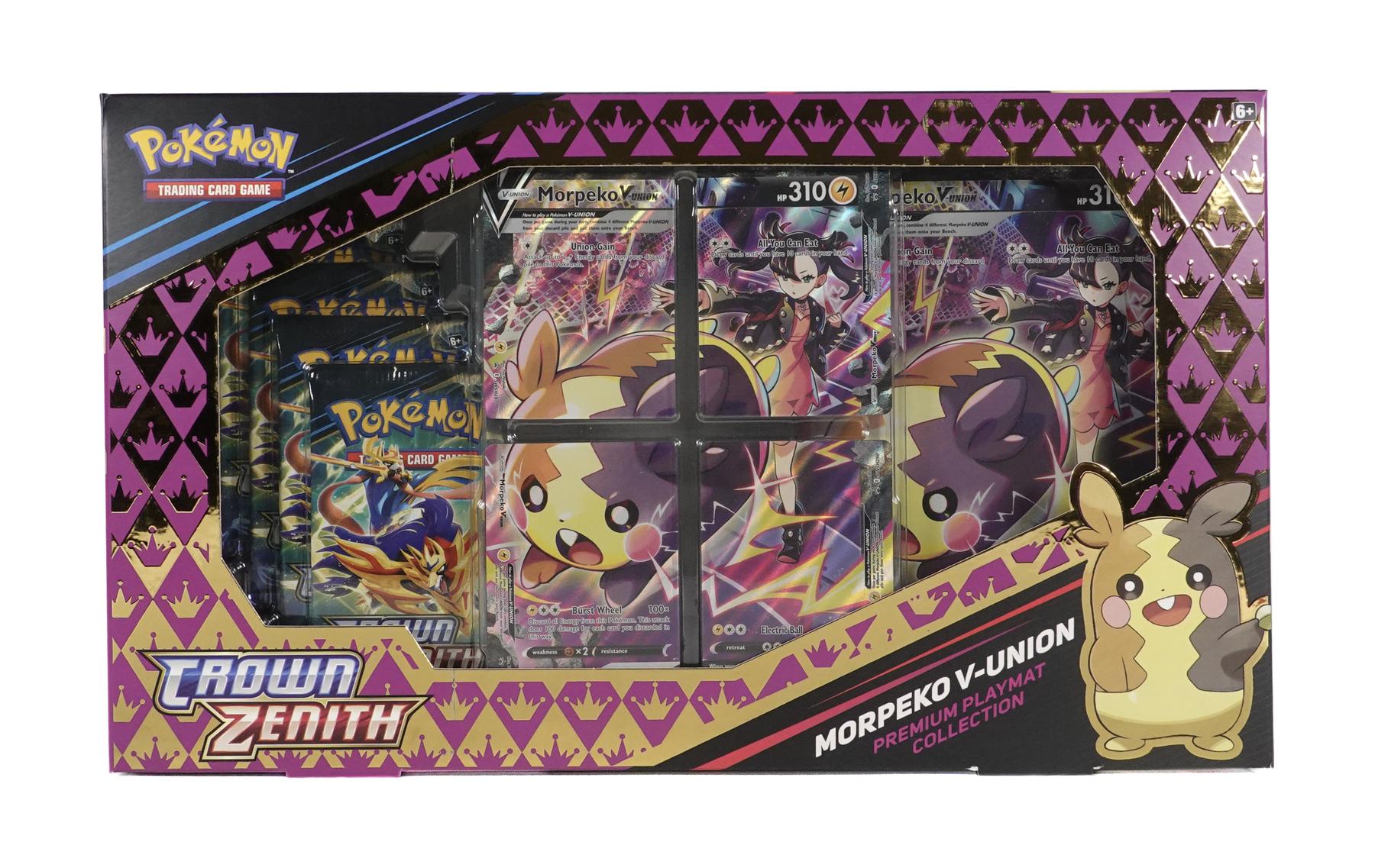 Zénith Suprême» SWSH12.5 Collection Premium Morpeko V Union (FR) – Pokémon  TCG - CardCollectors