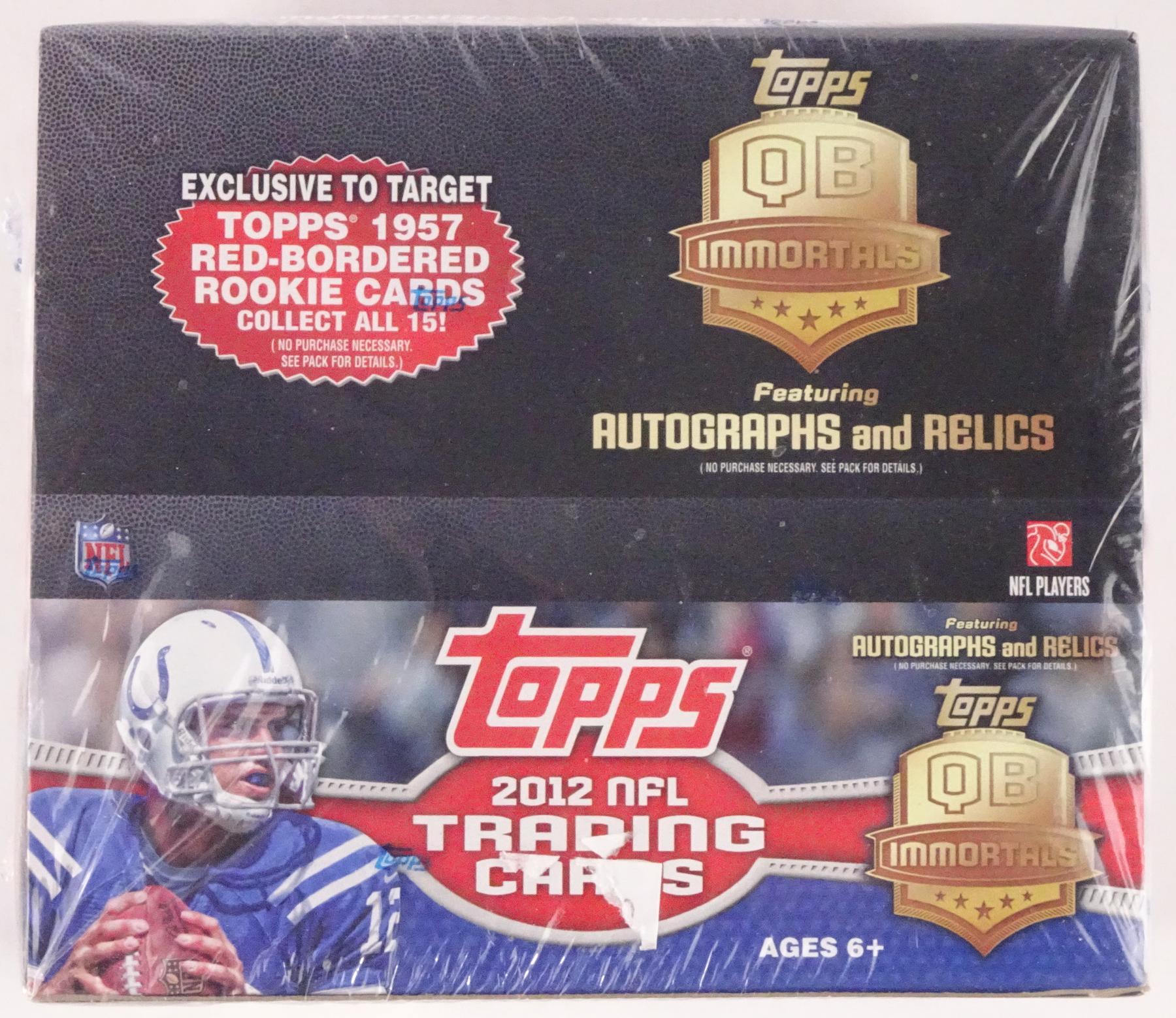 Autographed QB Rookie Cards in 2012 Topps Football