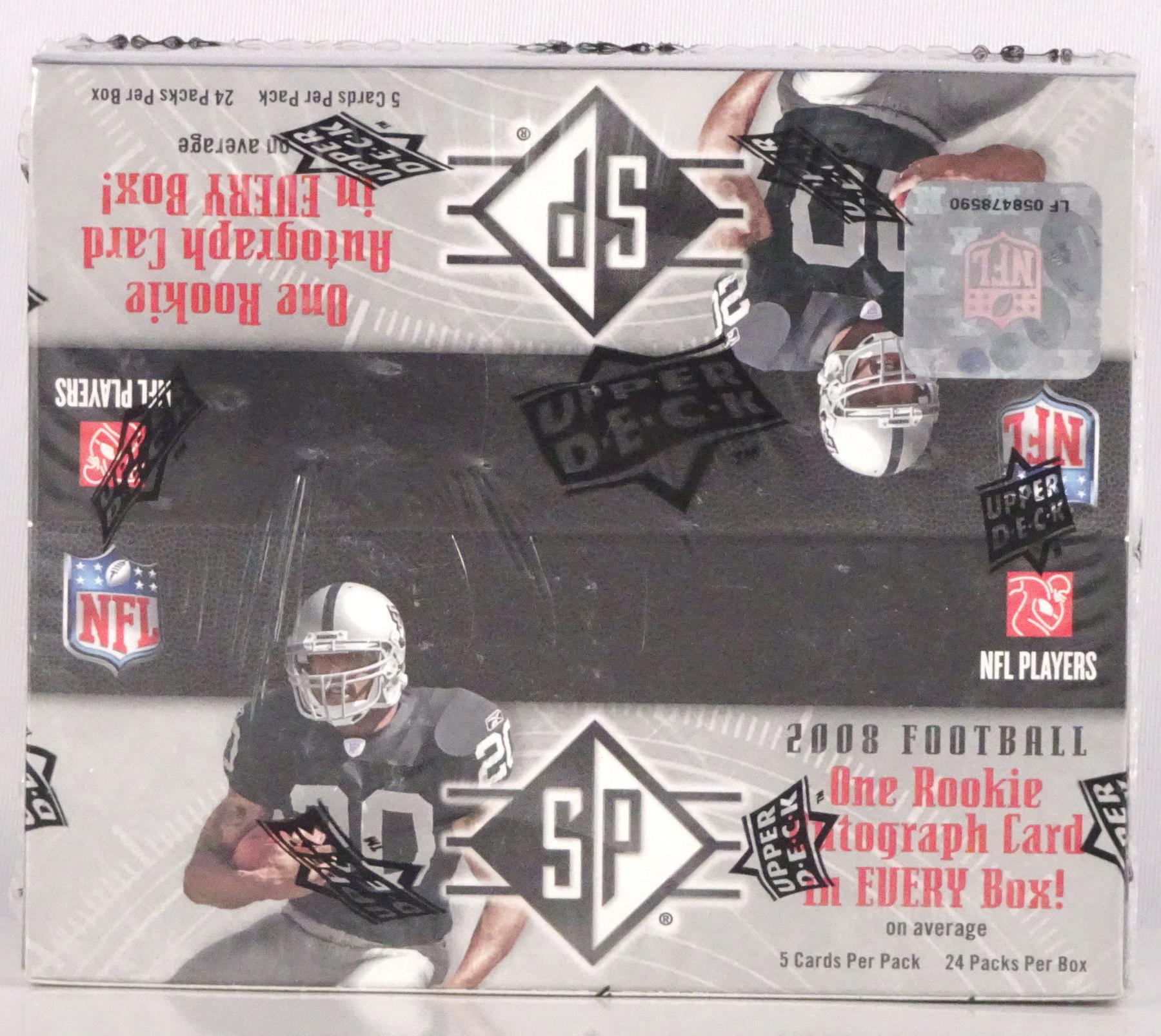 2008 Sp Football Retail Box Reed Buy Da Card World