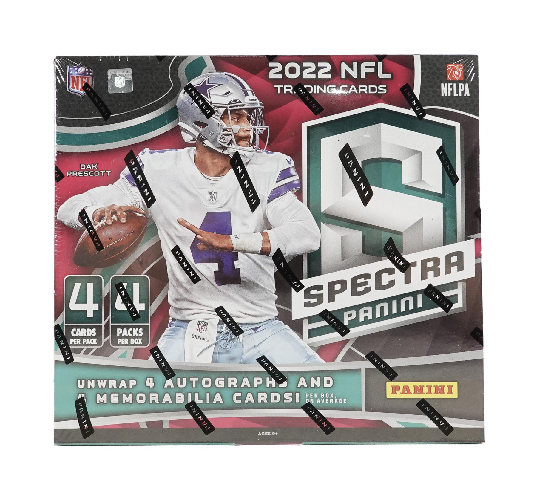 2018 Panini Spectra Football Hobby 4 Pack Box (Sealed)