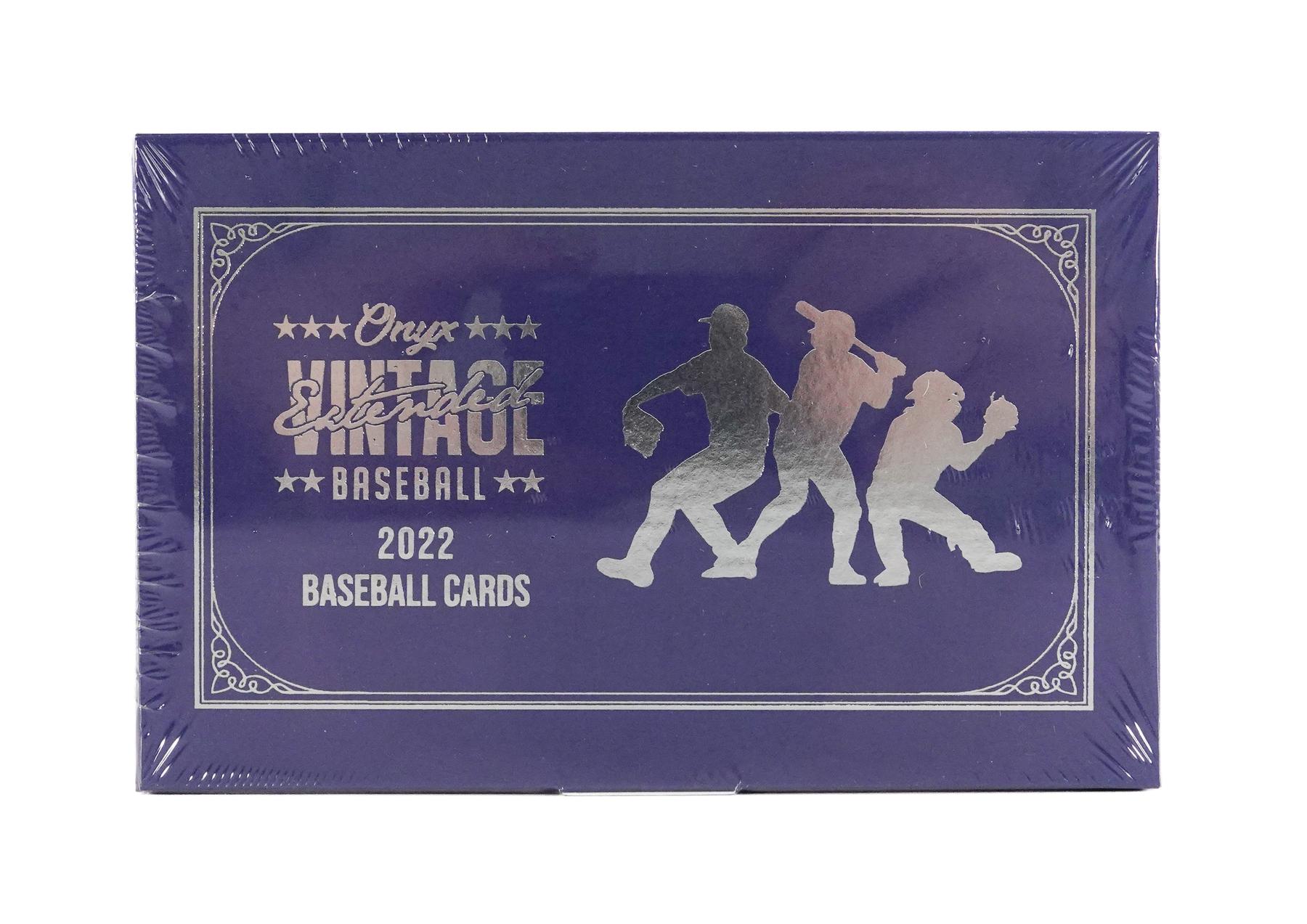 2022 Onyx Vintage Extended Baseball Hobby Box DA Card World