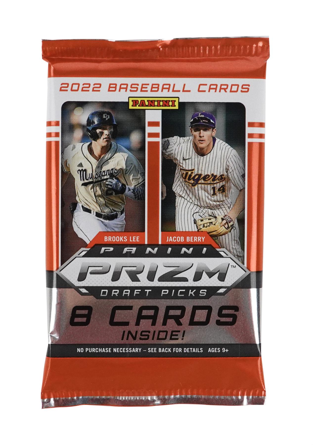 2022 Panini Prizm Draft Picks Baseball Checklist, Set Info, Boxes