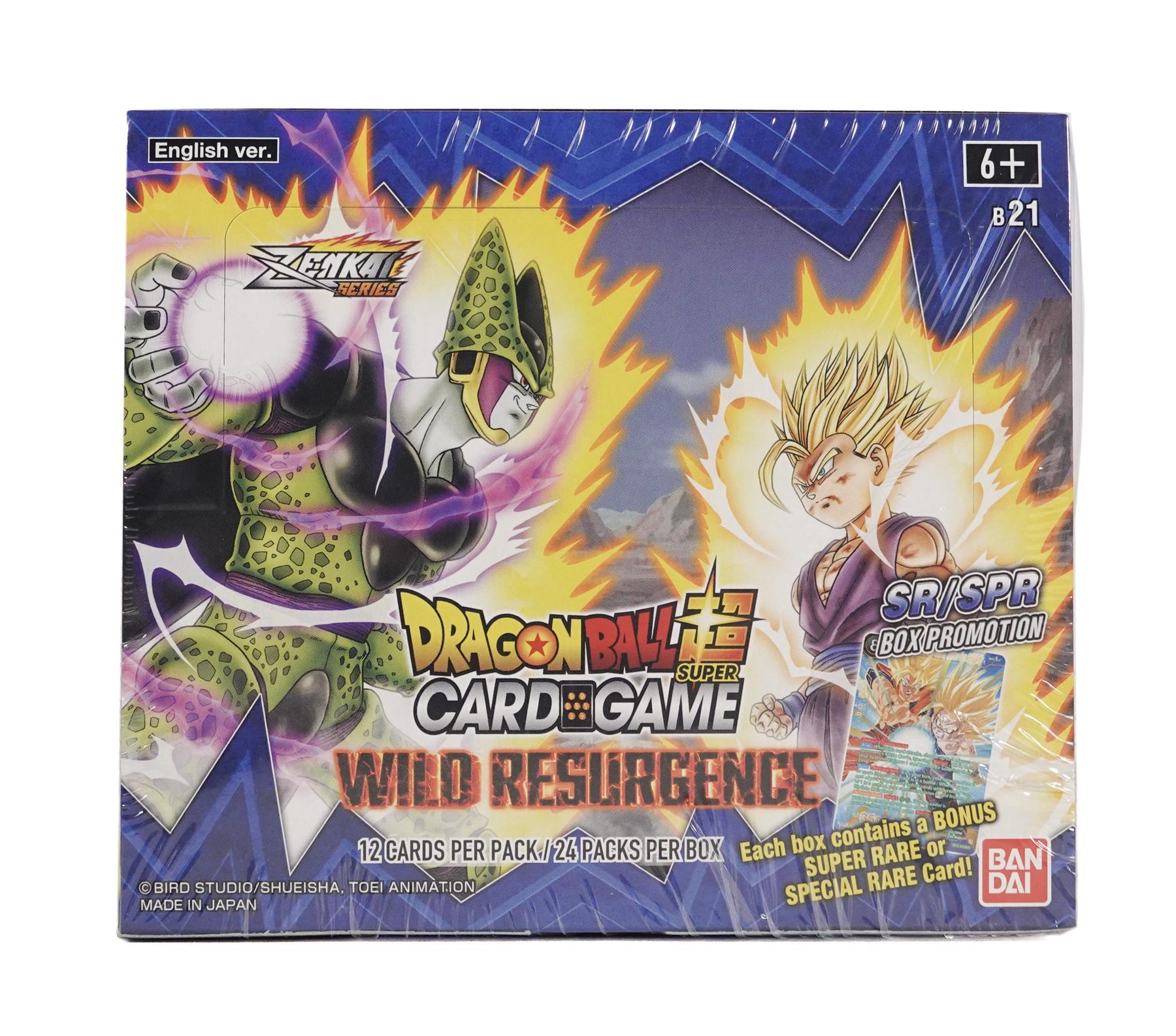 BANDAI NAMCO Entertainment Dragon Ball Super: Zenkai Series 4 Wild  Resurgence Booster Box (24 Packs) (BCL2667465)