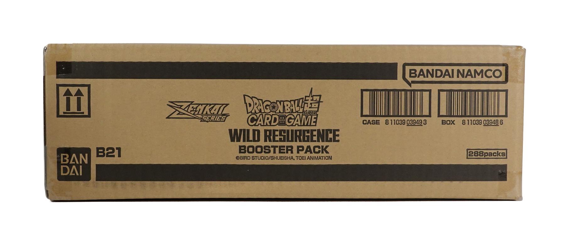Dragon Ball Z Super Card Game Zenkai Series Wild Resurgence Booster Pack
