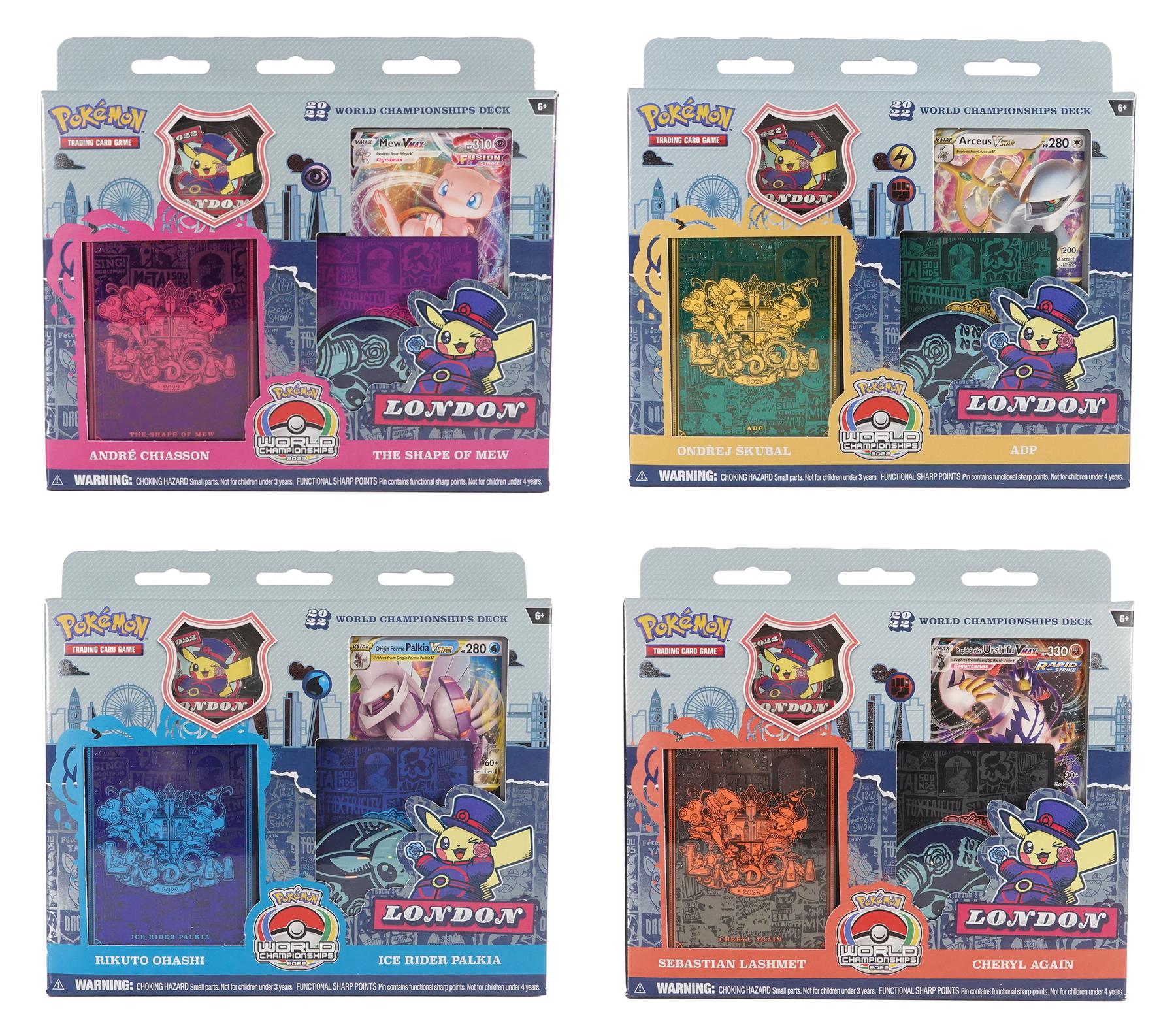  Pokemon World Championship Collectible Cards