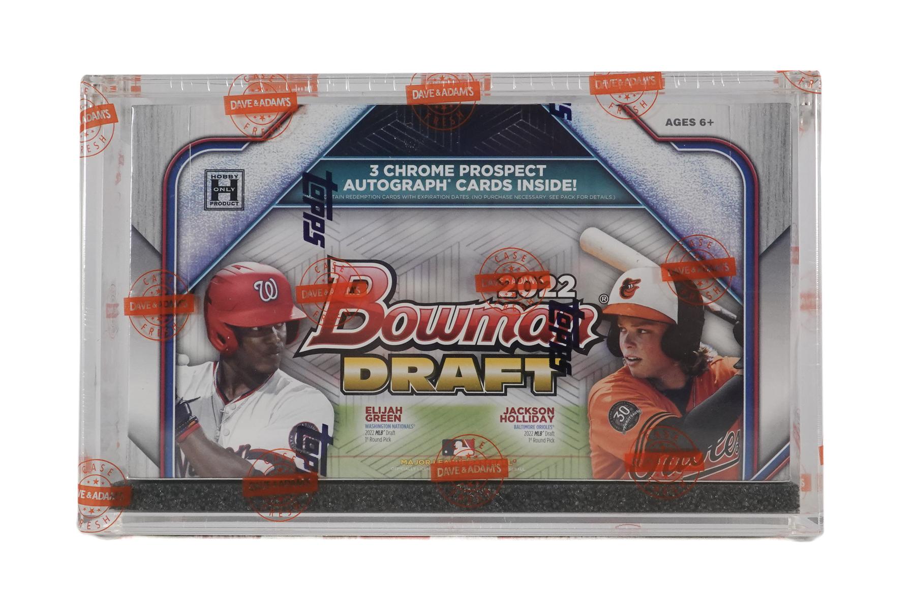 2022 Bowman Draft Baseball Hobby Jumbo Box (Case Fresh) DA Card World