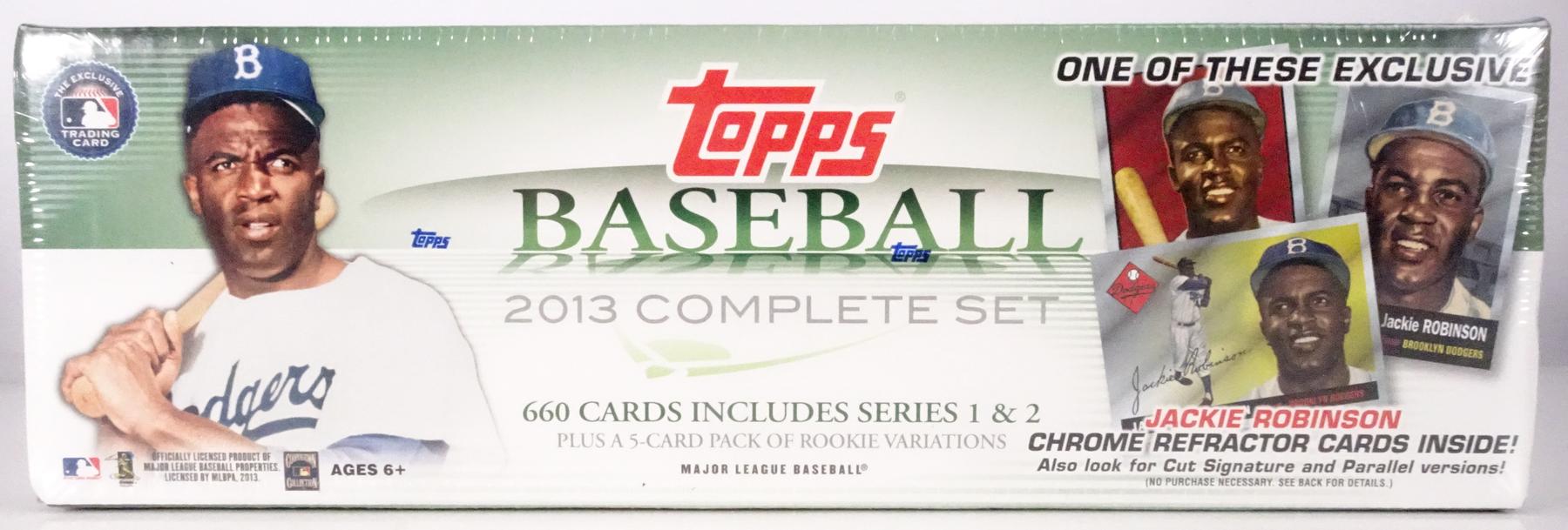 2013 Topps Factory Set Baseball Hobby (Box) (Jackie Robinson Edition ...