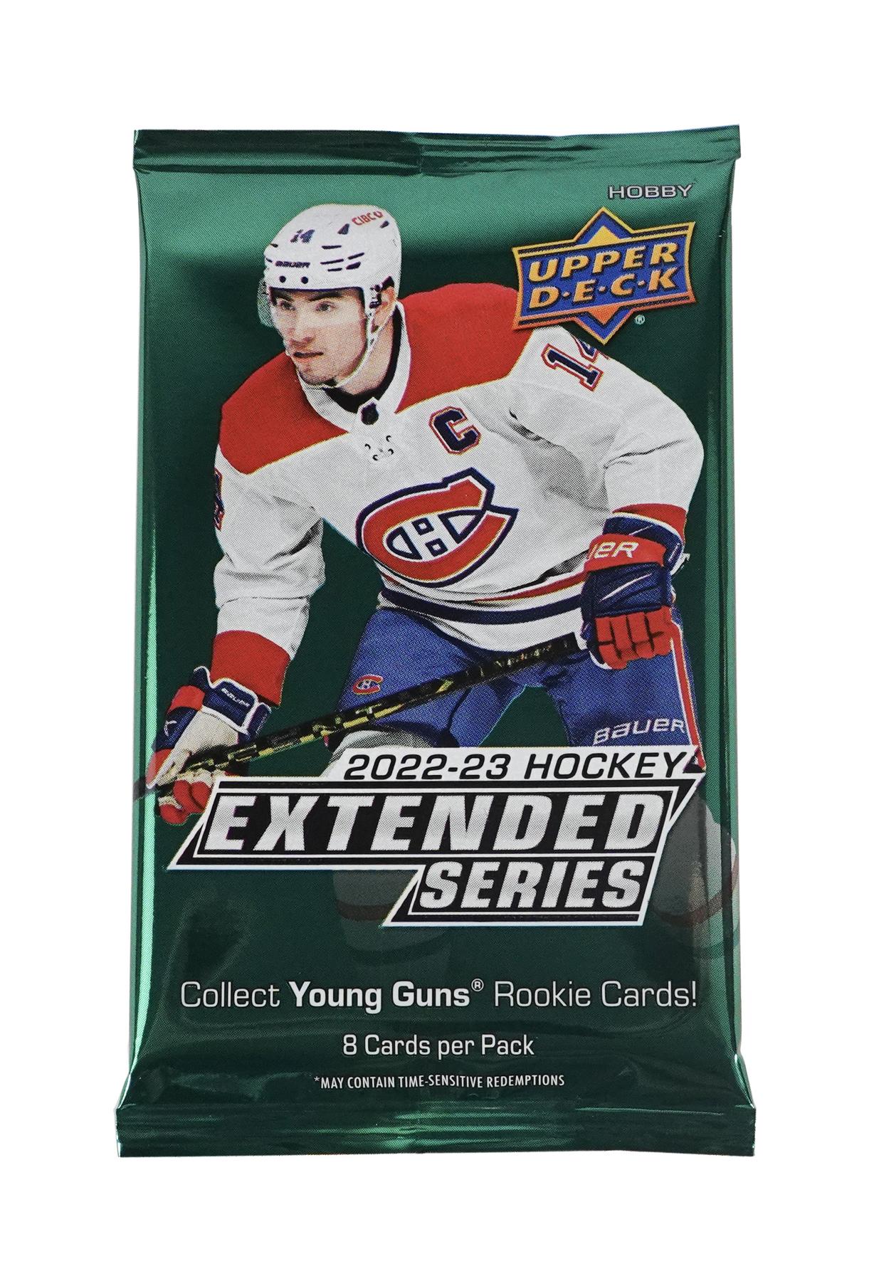 2022/23 Upper Deck Extended Series Hockey Hobby Pack DA Card World 2022/23 Upper Deck Extended Series Hockey Hobby Pack DA Card World