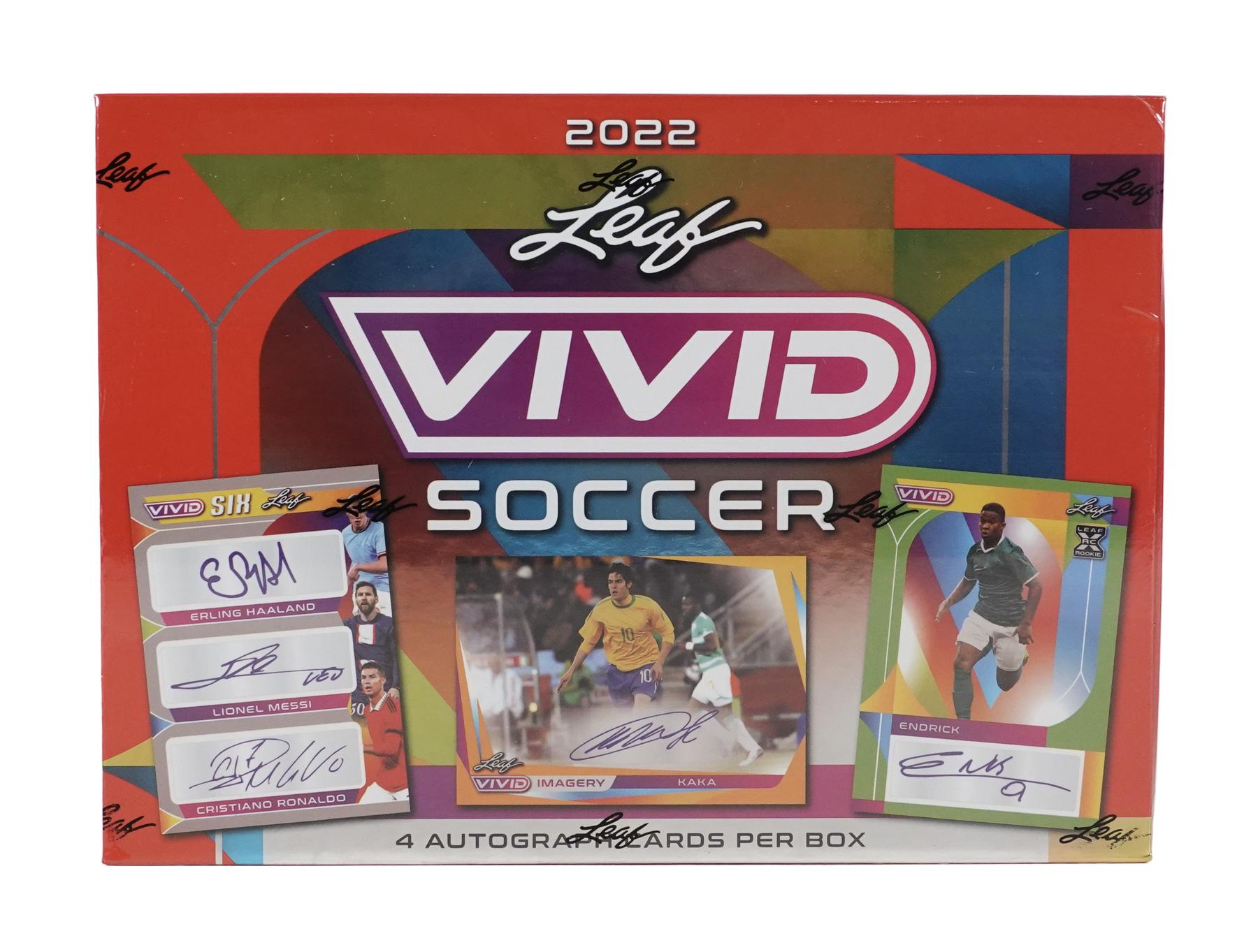 2022 Leaf Vivid Soccer Hobby Box | DA Card World