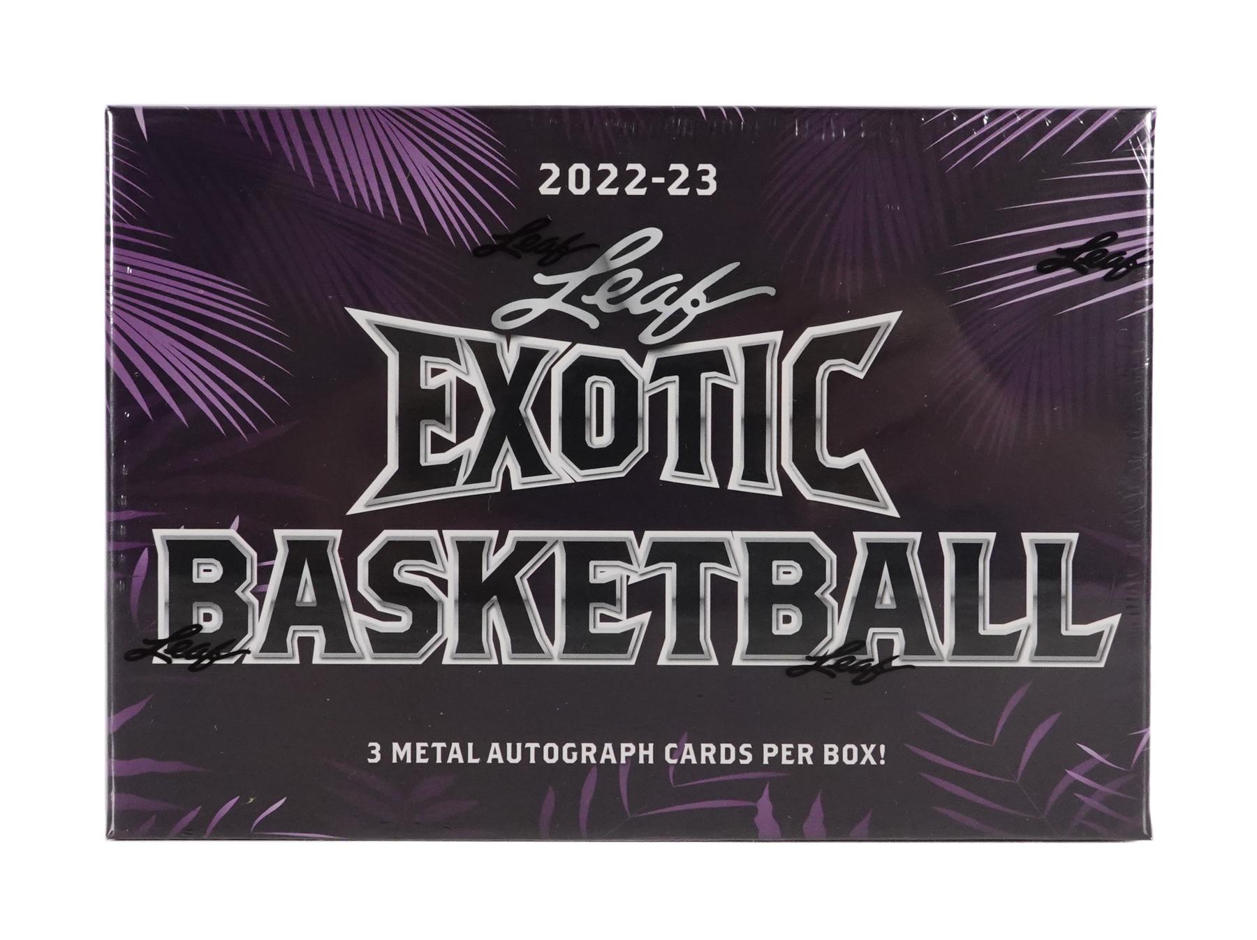 2022/23 Leaf Exotic Basketball Hobby Box | DA Card World