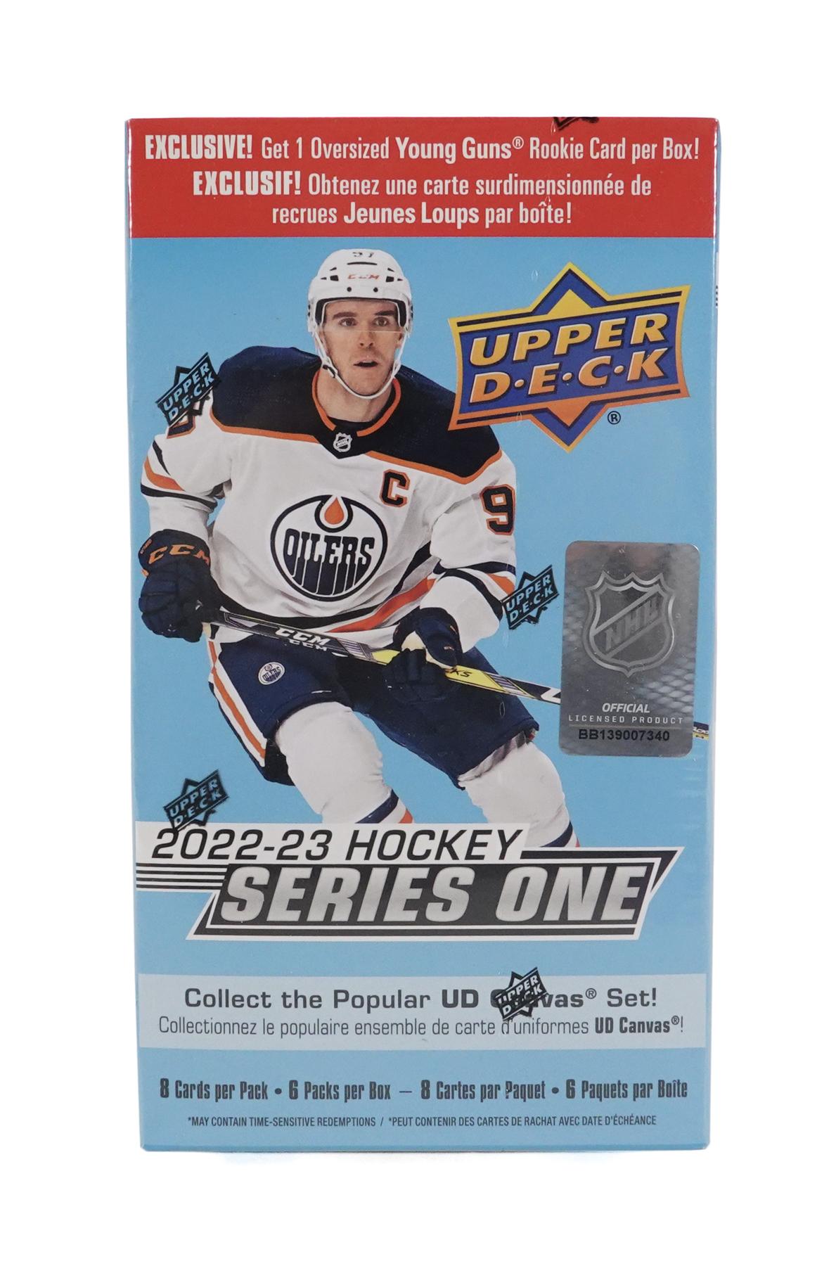2022/23 Upper Deck Series 1 Hockey Blaster Box (Oversized Young