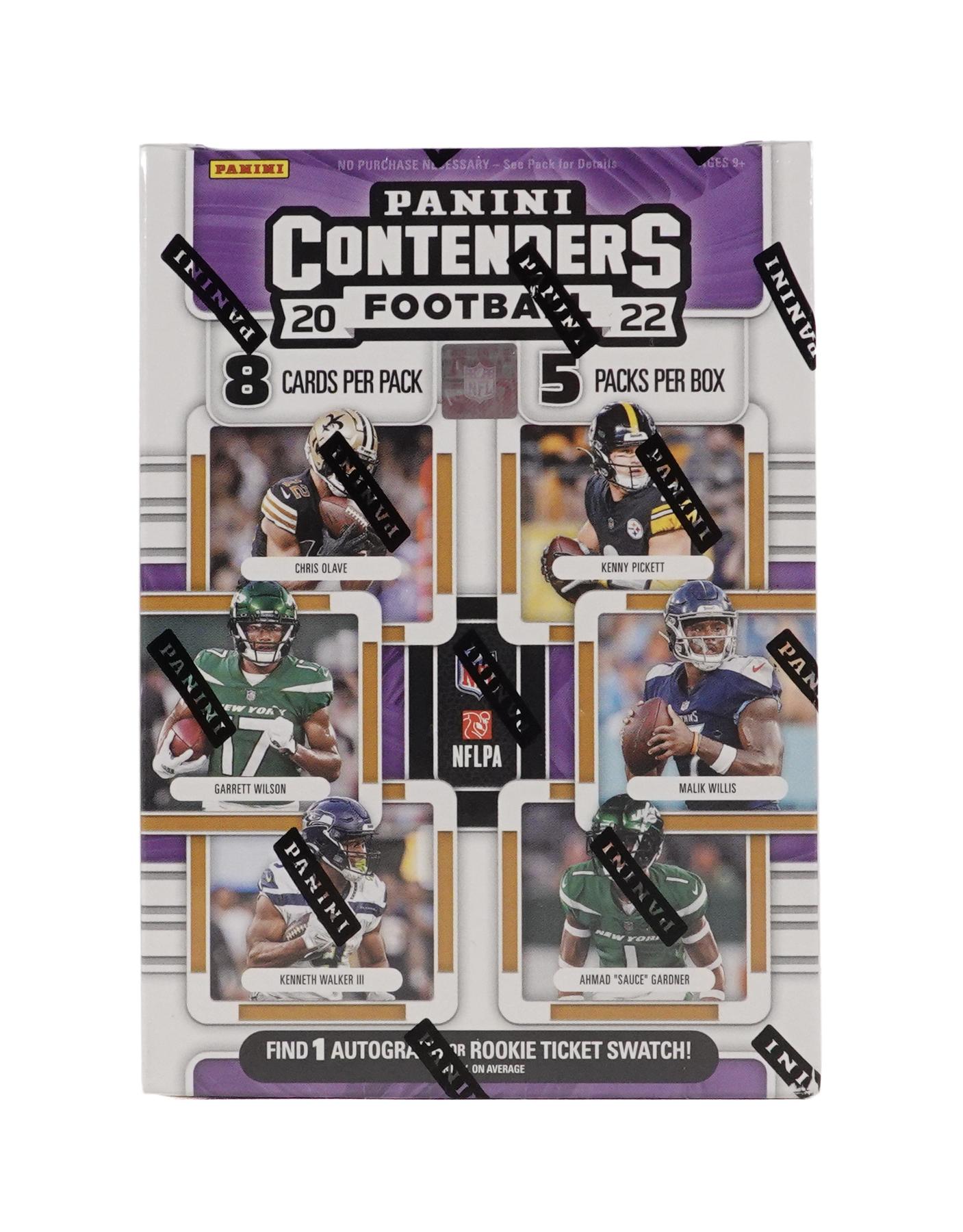 2022 Panini Contenders Football 5Pack Blaster Box DA Card World