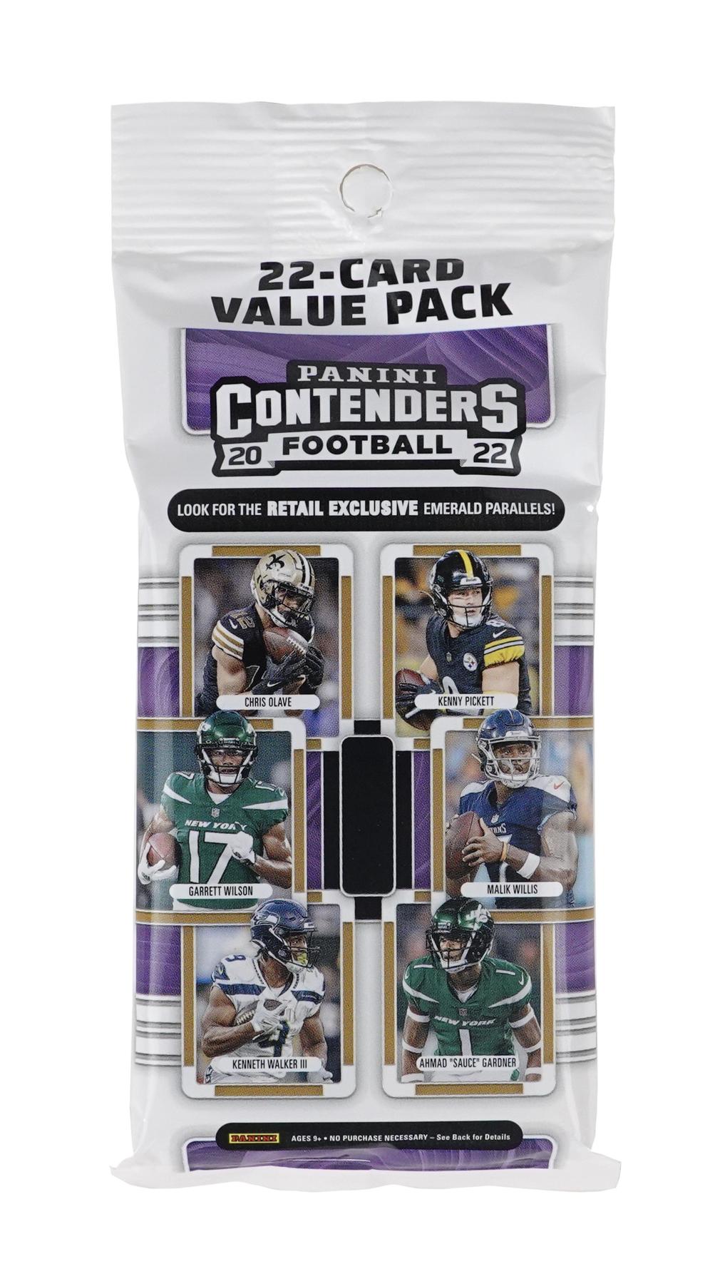 2021-22 Panini Contenders Football Value shops Pack Set (6)