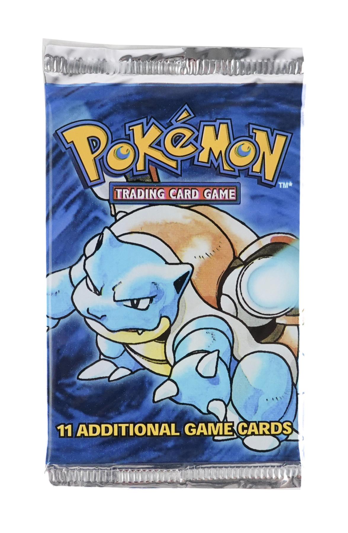 WOTC Pokemon Base Set 1 Unlimited Booster Pack UNWEIGHED
