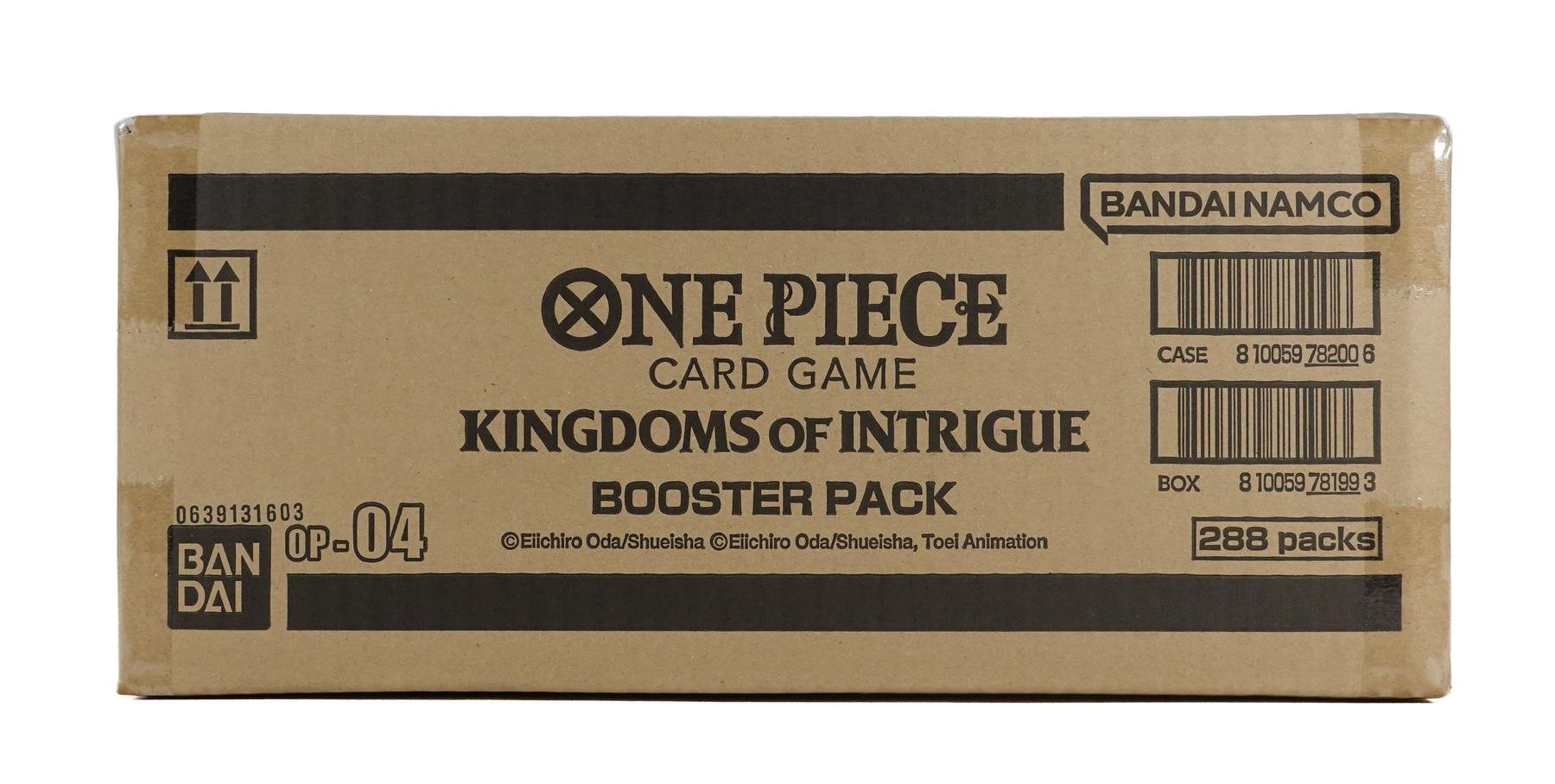 One Piece TCG: Kingdoms of Intrigue (OP-04) Booster 12-Box Case | DA Card World One Piece TCG: Kingdoms of Intrigue (OP-04) Booster 12-Box Case | DA Card World