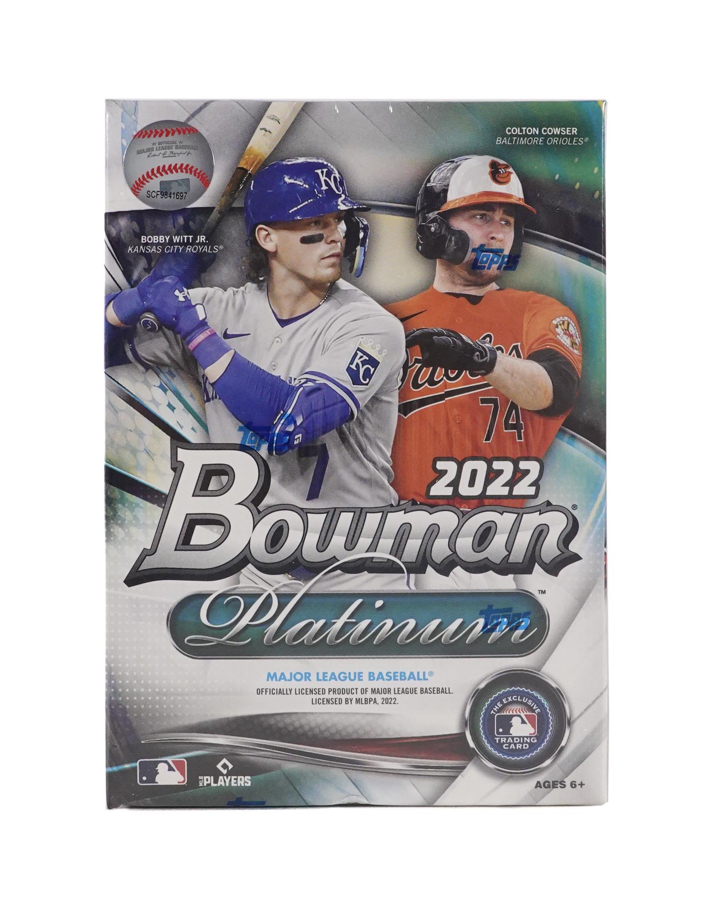 thumbnail interactive-video image 1 of 2022 Bowman Platinum Baseball Retail Pack – Factory Sealed – 4 Cards – Rookies 1 of 4