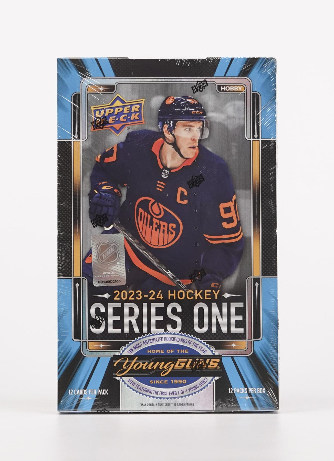 2023/24 Upper Deck Series 1 Hockey Hobby Box DA Card World