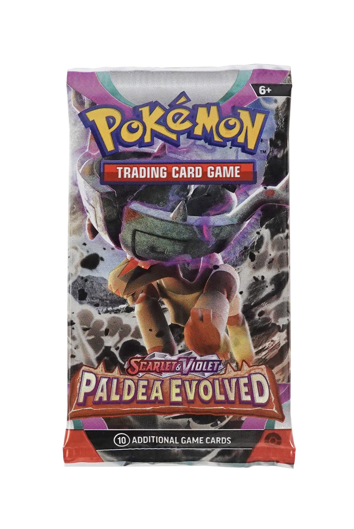 pokemon scarlet and violet paldea evolved booster pack Pokemon Scarlet & Violet Paldea Evolved Booster Pack | Quaquaval : Toys &  Games