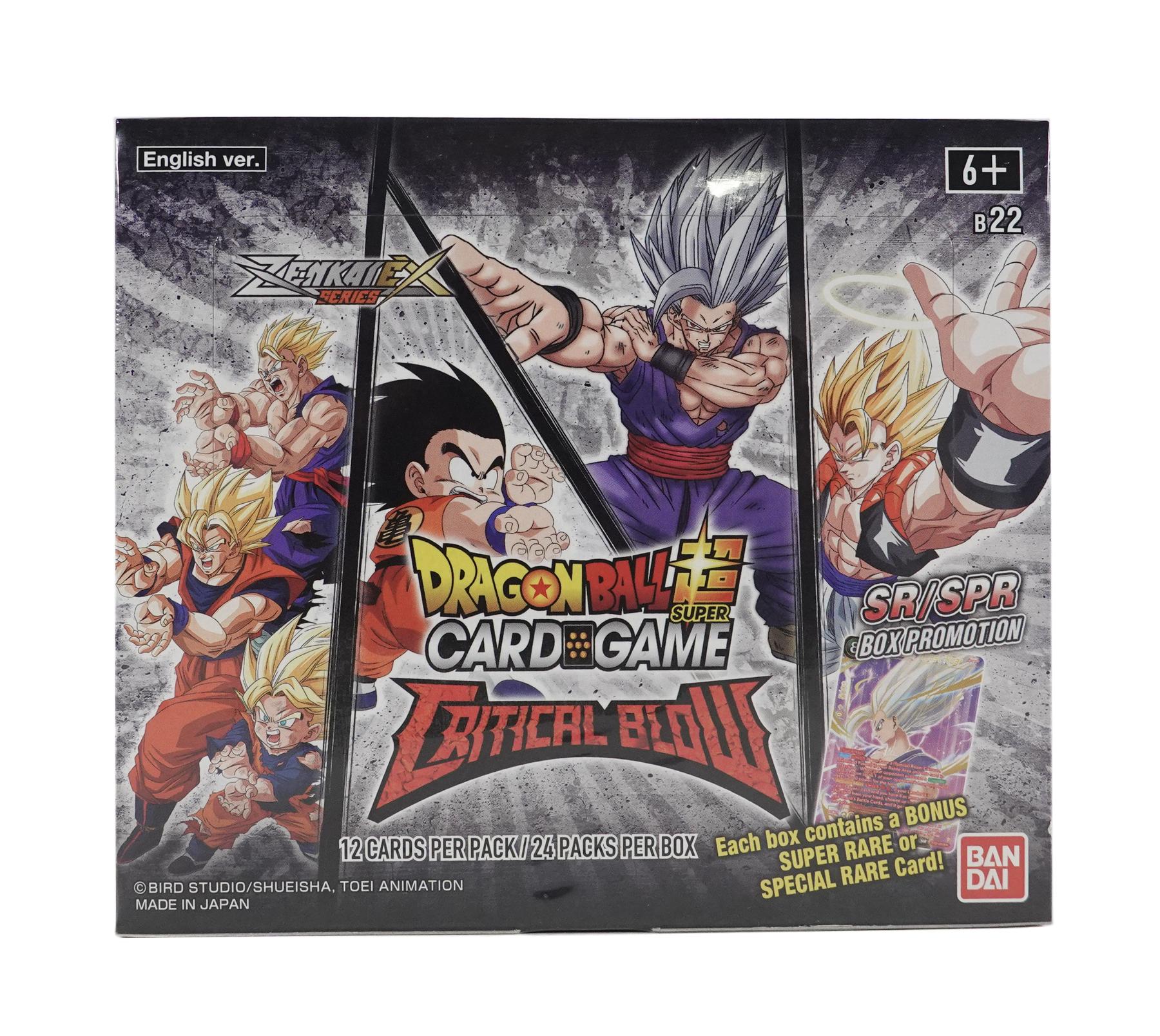 Dragon Ball Super Card Game Zenkai Ex Series Critical Blow Booster Pack