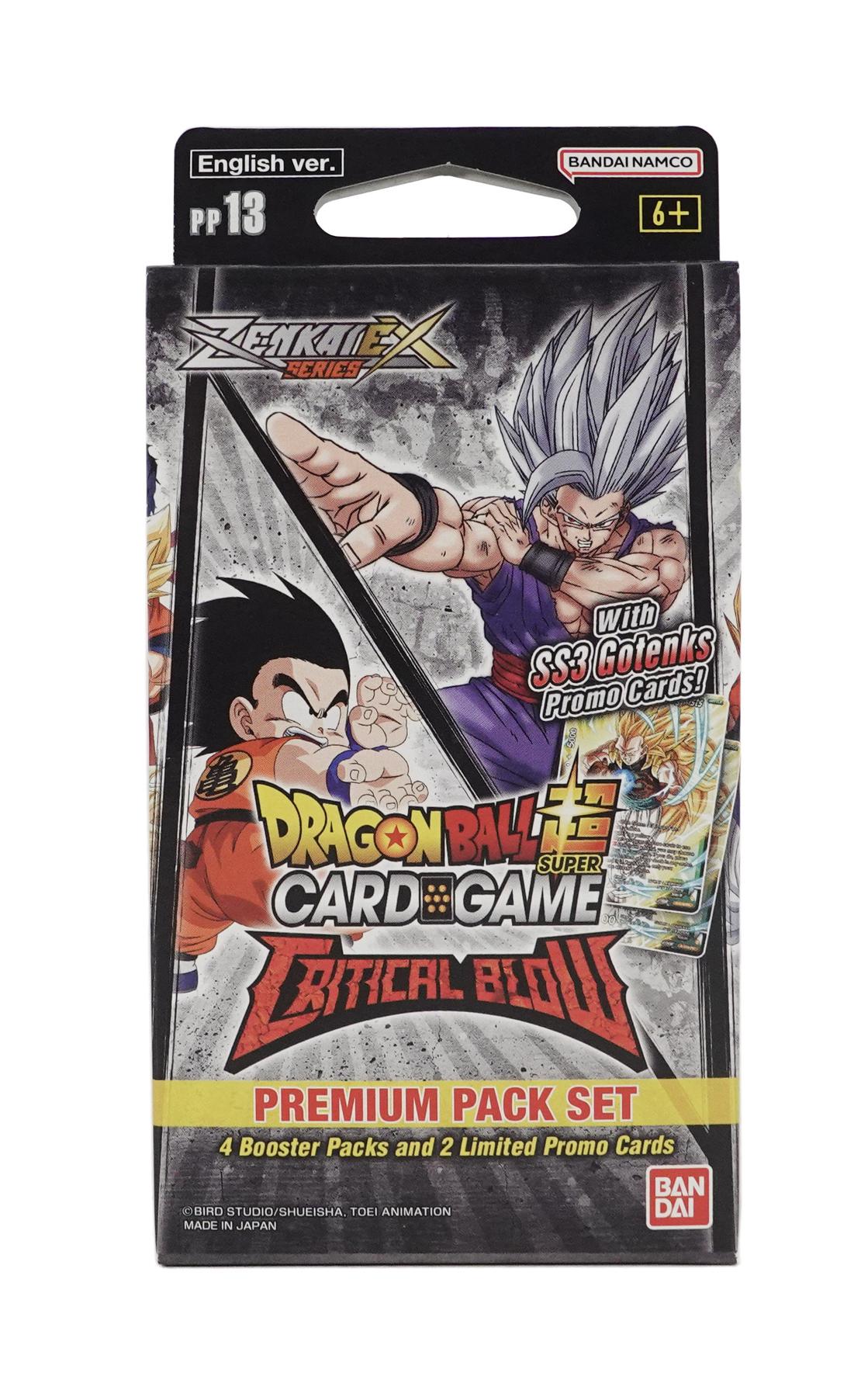 Dragon Ball Super TCG Zenkai Series 5 Critical Blow Premium Pack Set