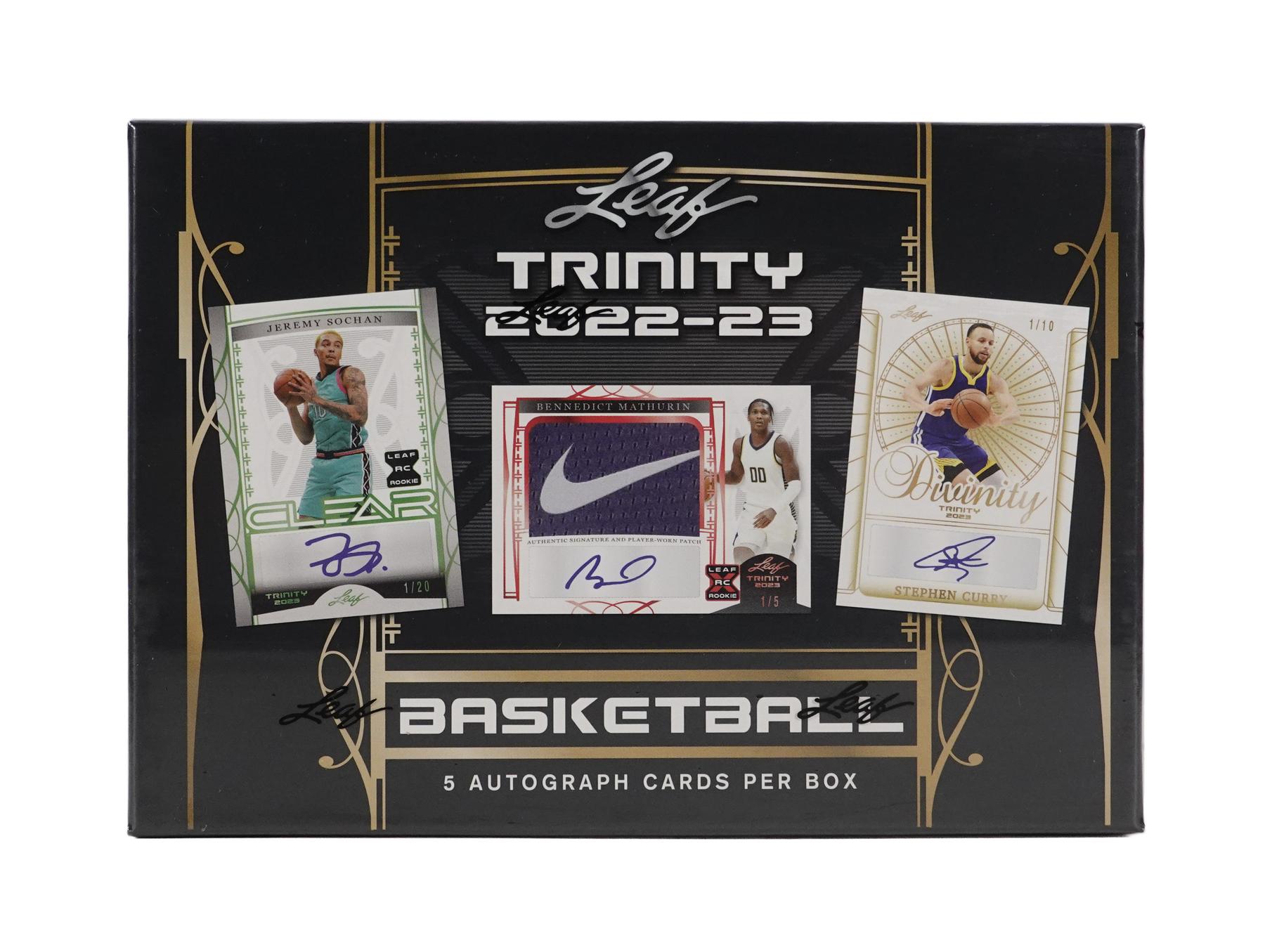 2022/23 Leaf Trinity Basketball Hobby Box DA Card World