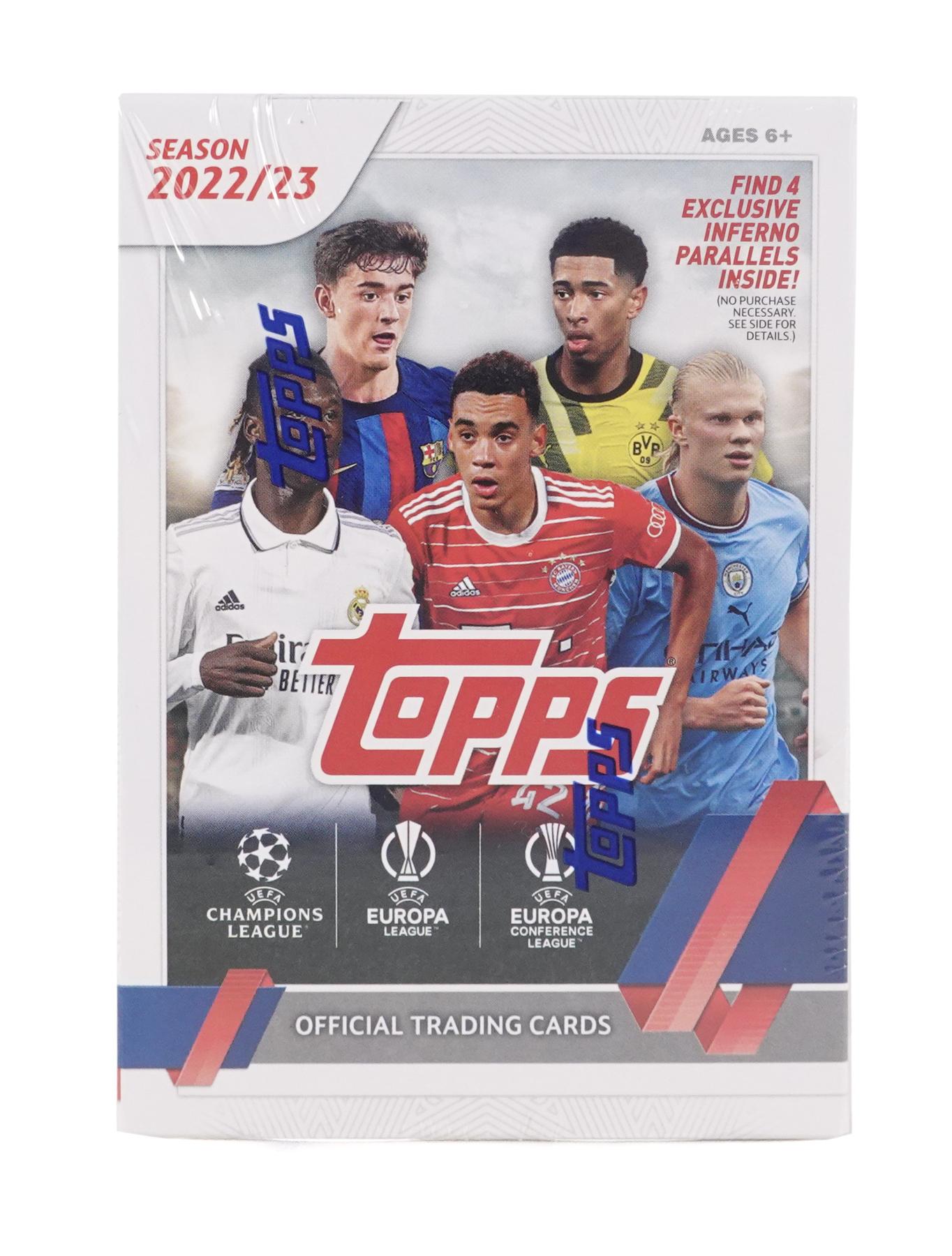 2022/23 Topps UEFA Club Competitions Soccer 7-Pack Blaster Box