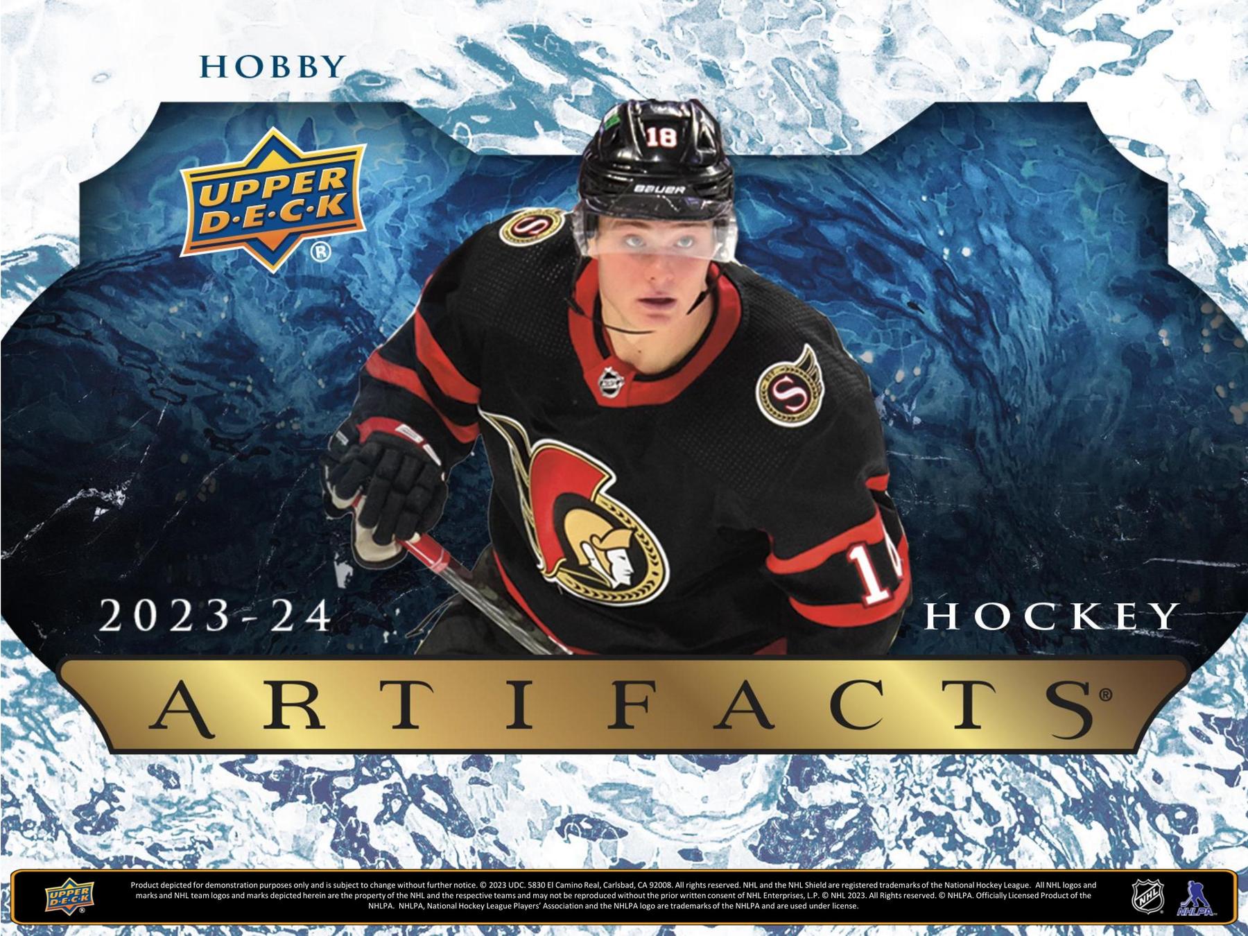 2023/24 Upper Deck Artifacts Hockey Hobby Box (Presell) | DA Card World