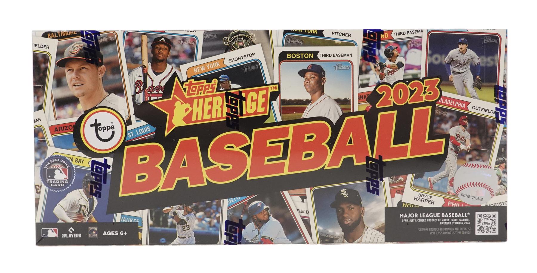 2023 Topps Heritage Baseball Hobby Box DA Card World